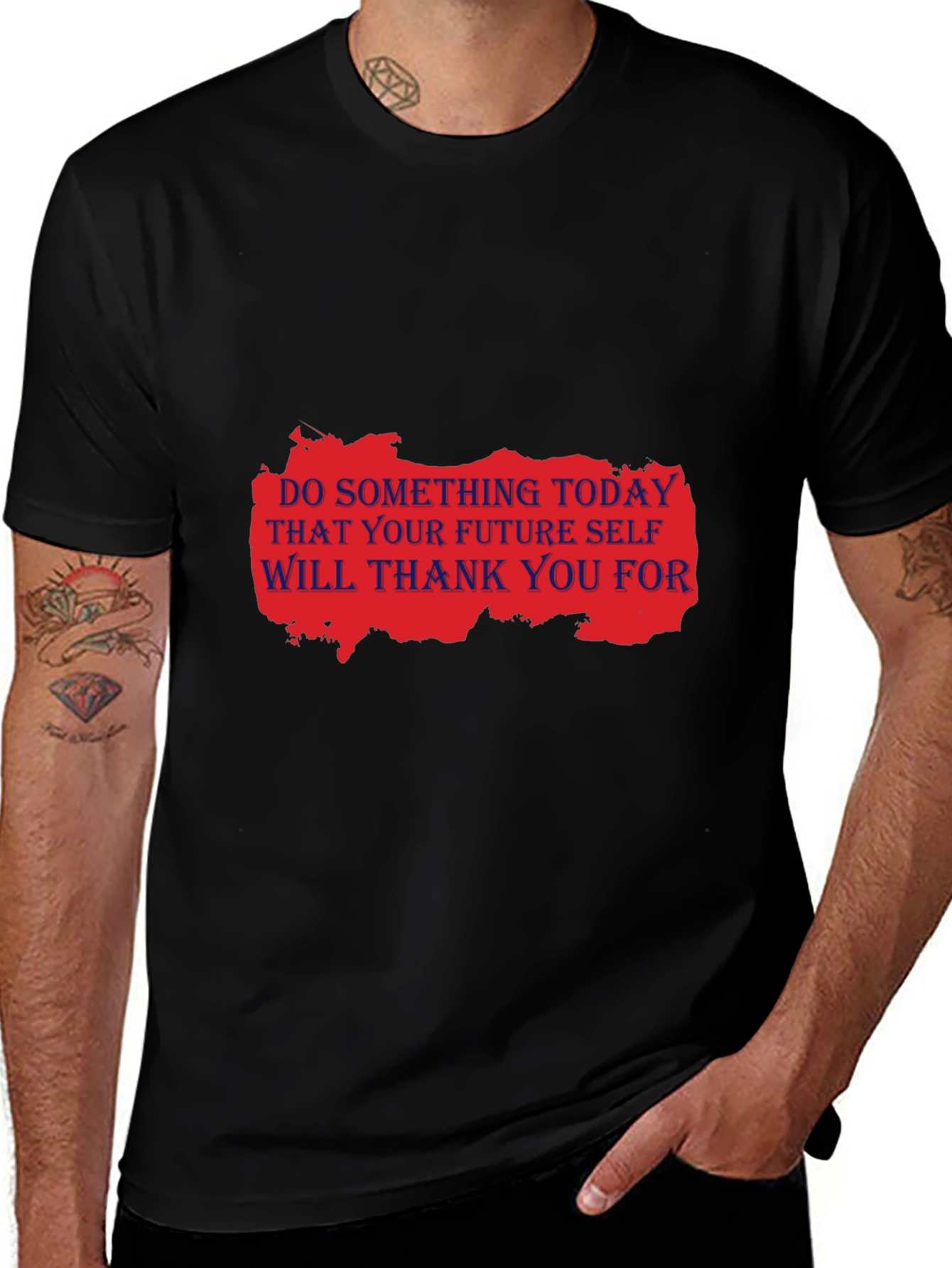 Inspirational Graphic Tee: Future Self Will Thank You