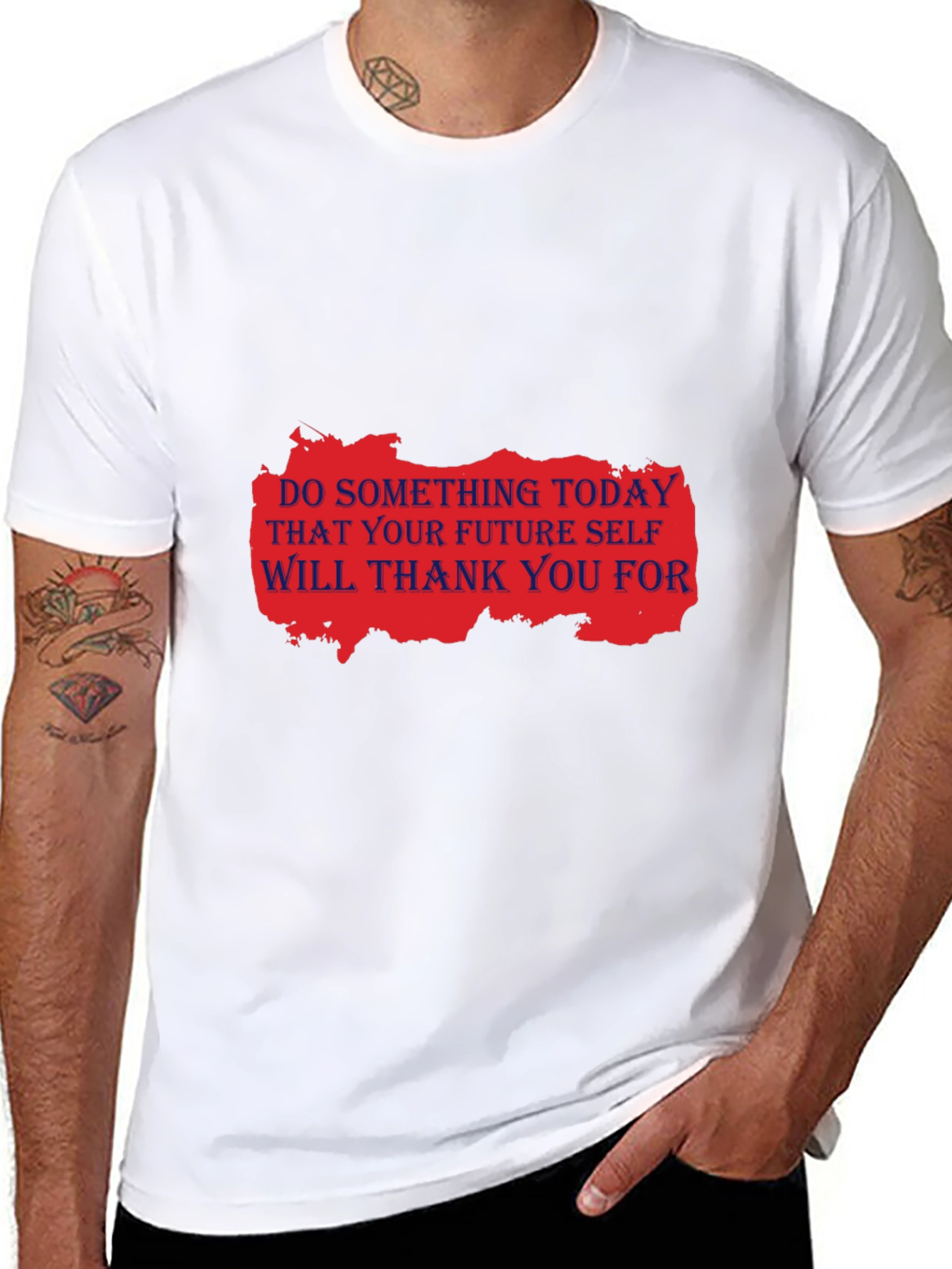 Inspirational Graphic Tee: Future Self Will Thank You