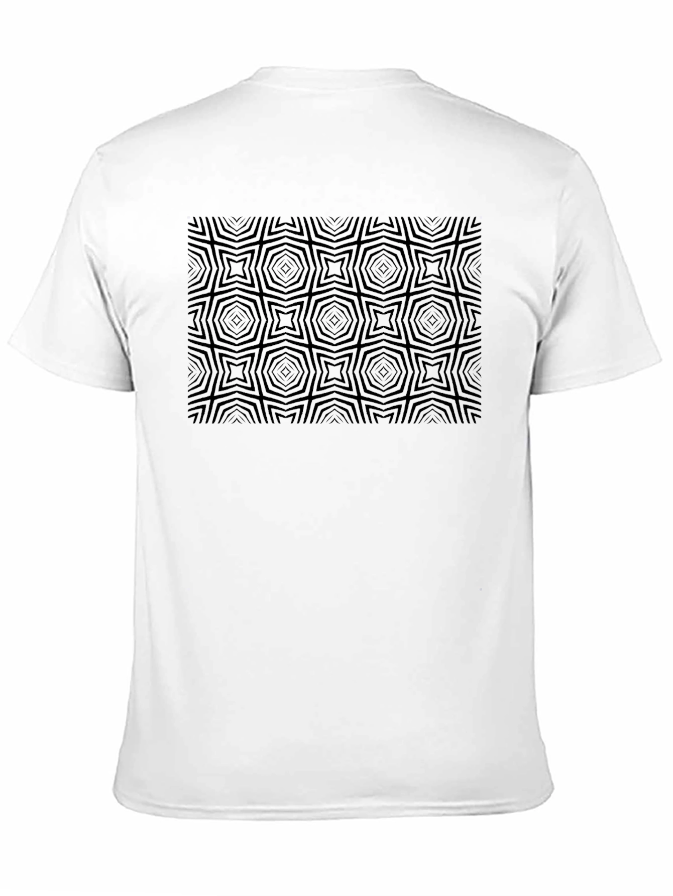 Optical Illusion Black T-Shirt
