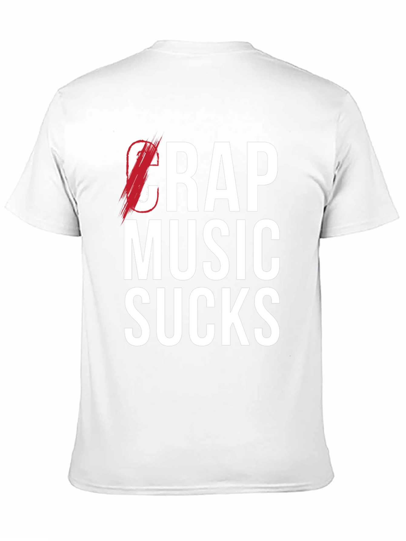 Crap Music Sucks Graphic Tee