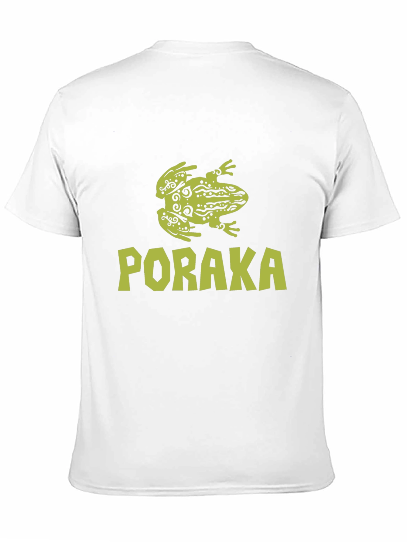 Poraka Frog Graphic Black T-Shirt