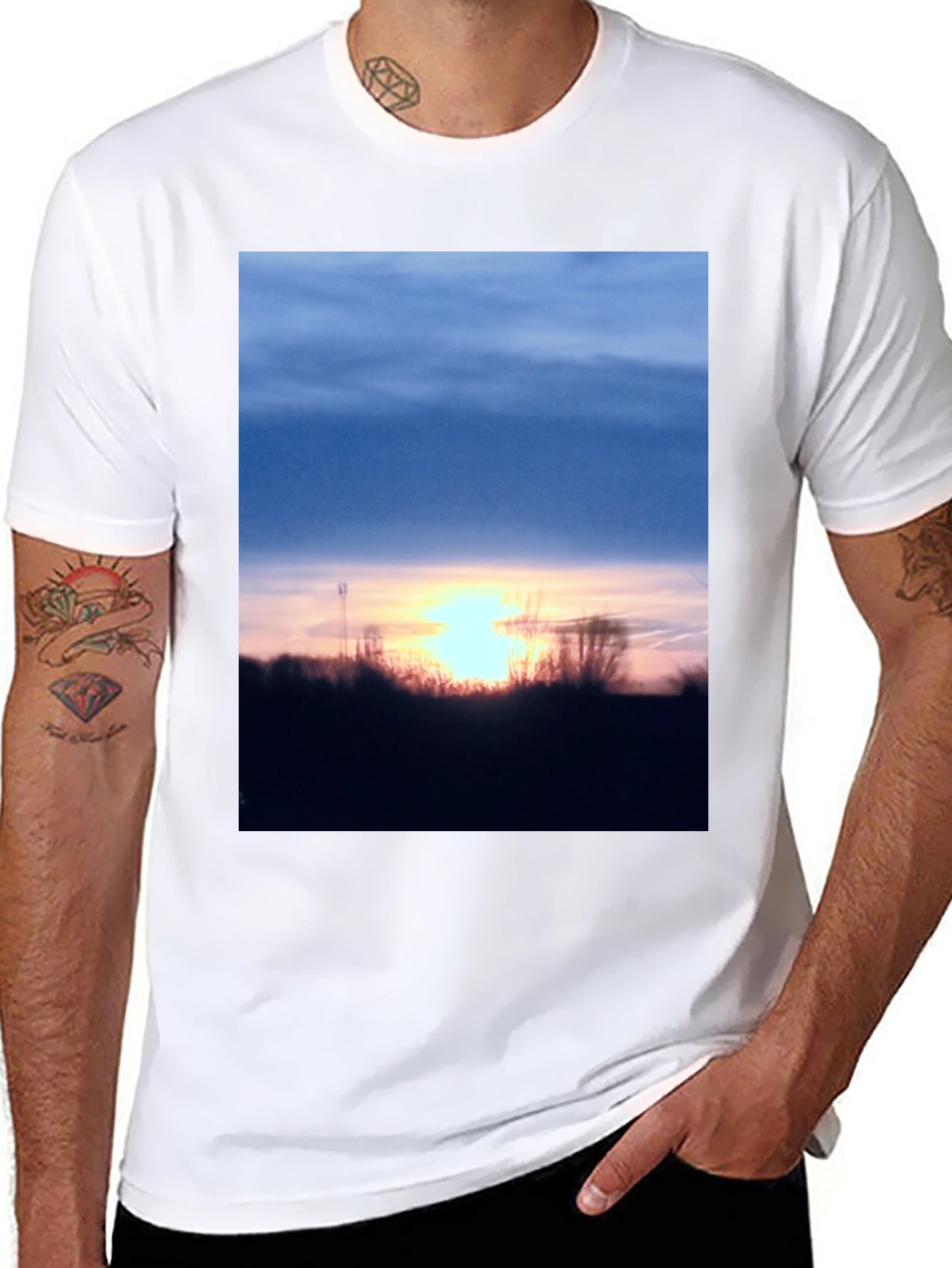 Sunset T-Shirt - Nature Inspired Design