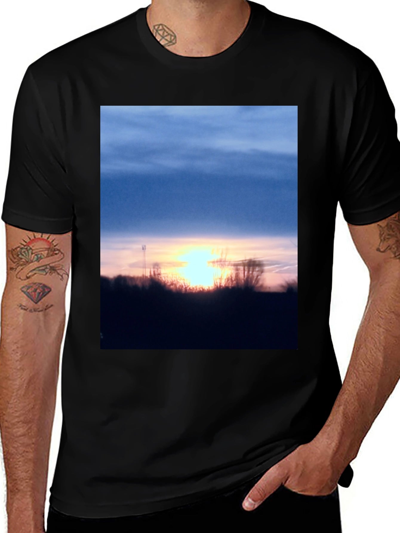 Sunset T-Shirt - Nature Inspired Design