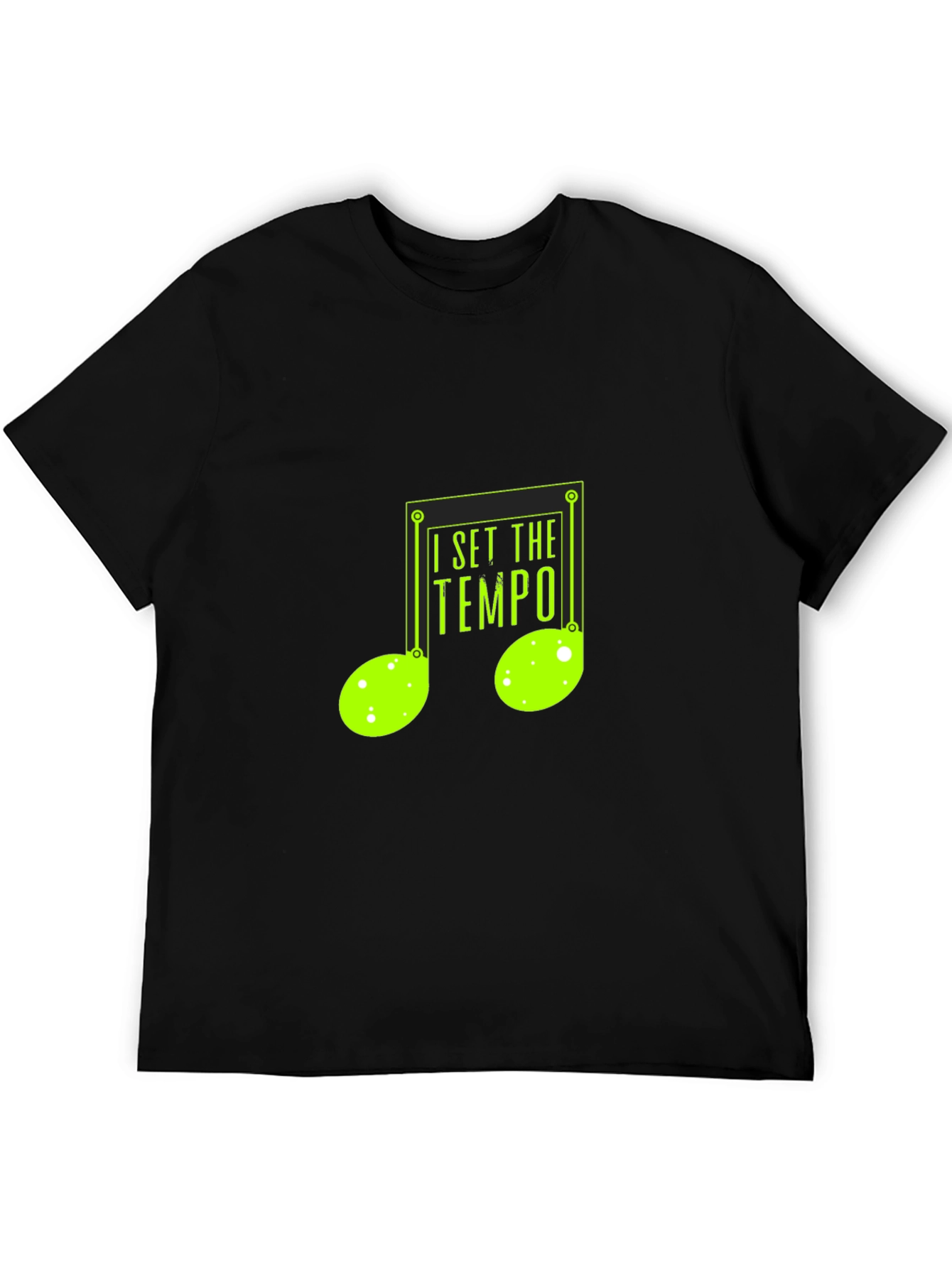 I Set the Tempo Music Note Graphic T-Shirt