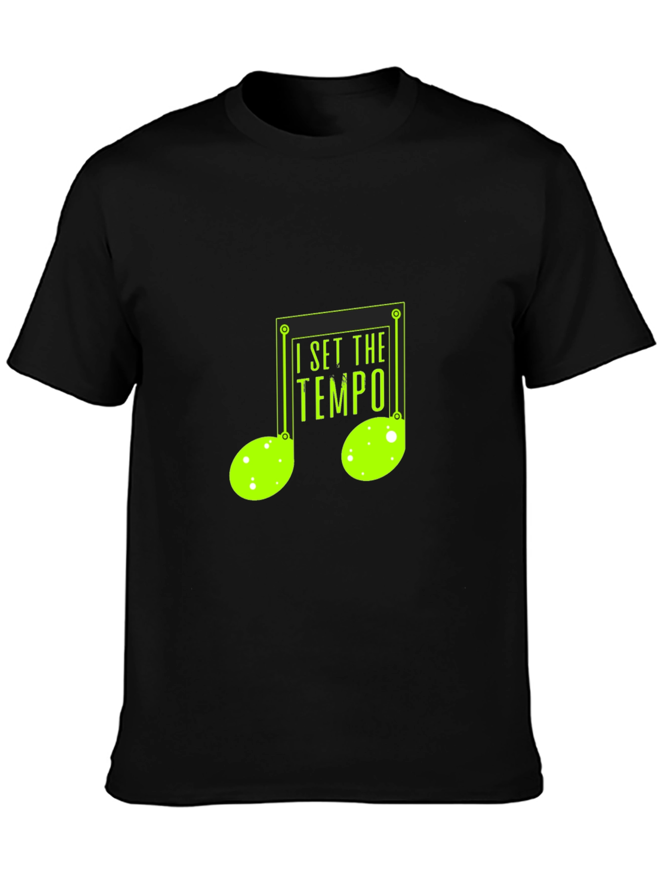 I Set the Tempo Music Note Graphic T-Shirt