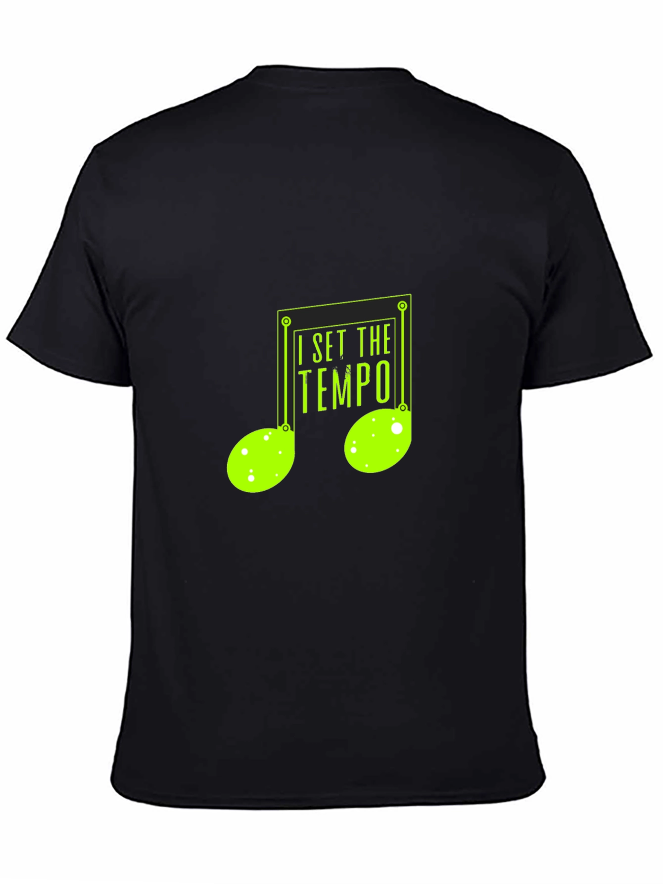 I Set the Tempo Music Note Graphic T-Shirt