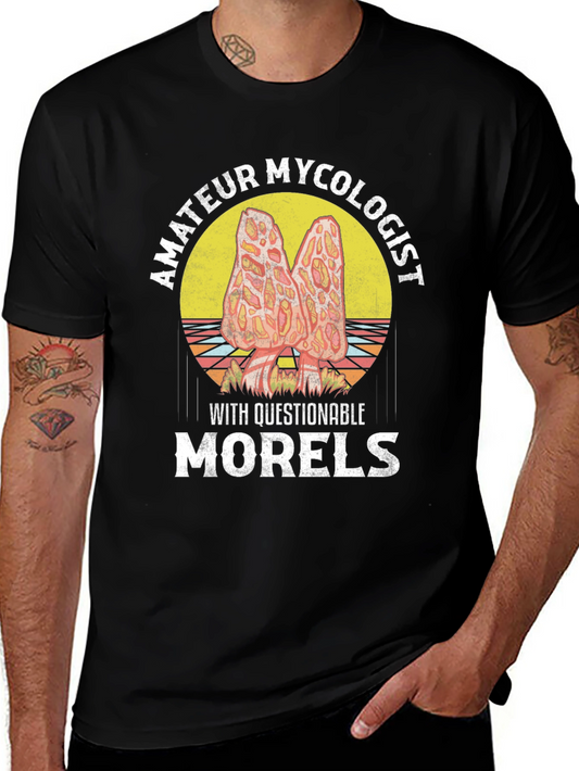 Amateur Mycologist Morel Mushroom T-Shirt