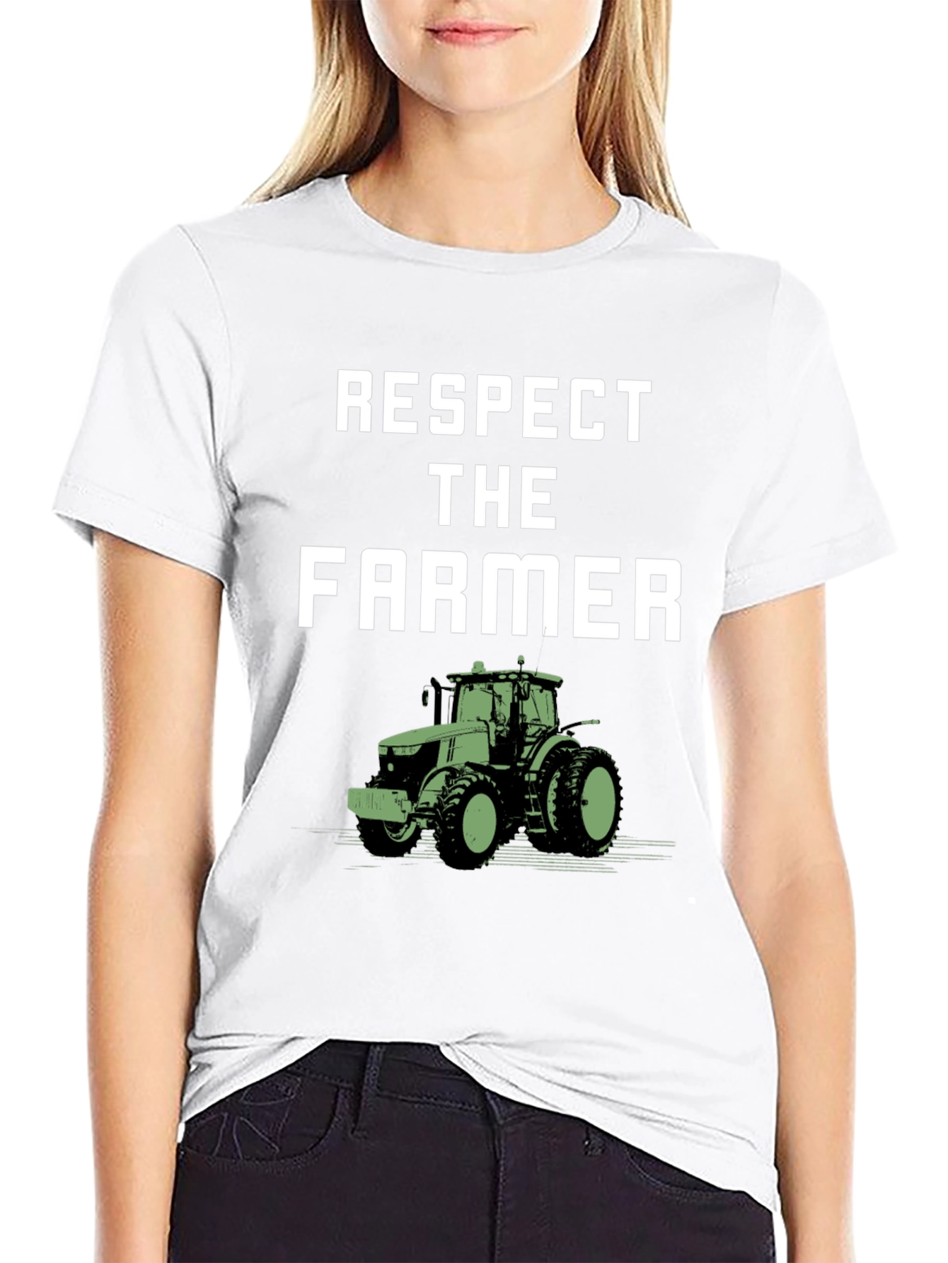 Respect the Farmer T-Shirt - Tractor Graphic Tee