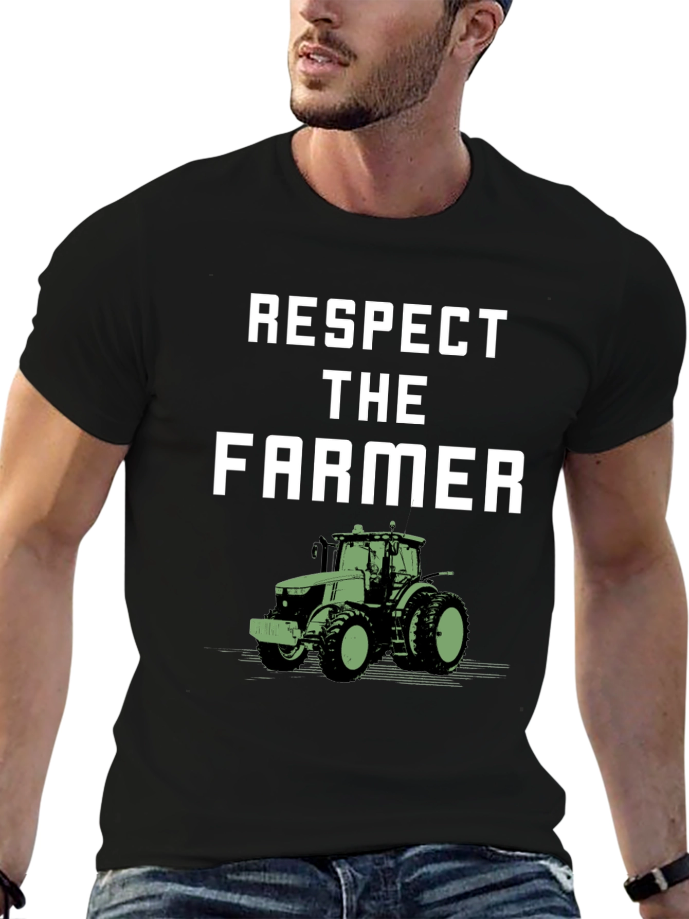 Respect the Farmer T-Shirt - Tractor Graphic Tee