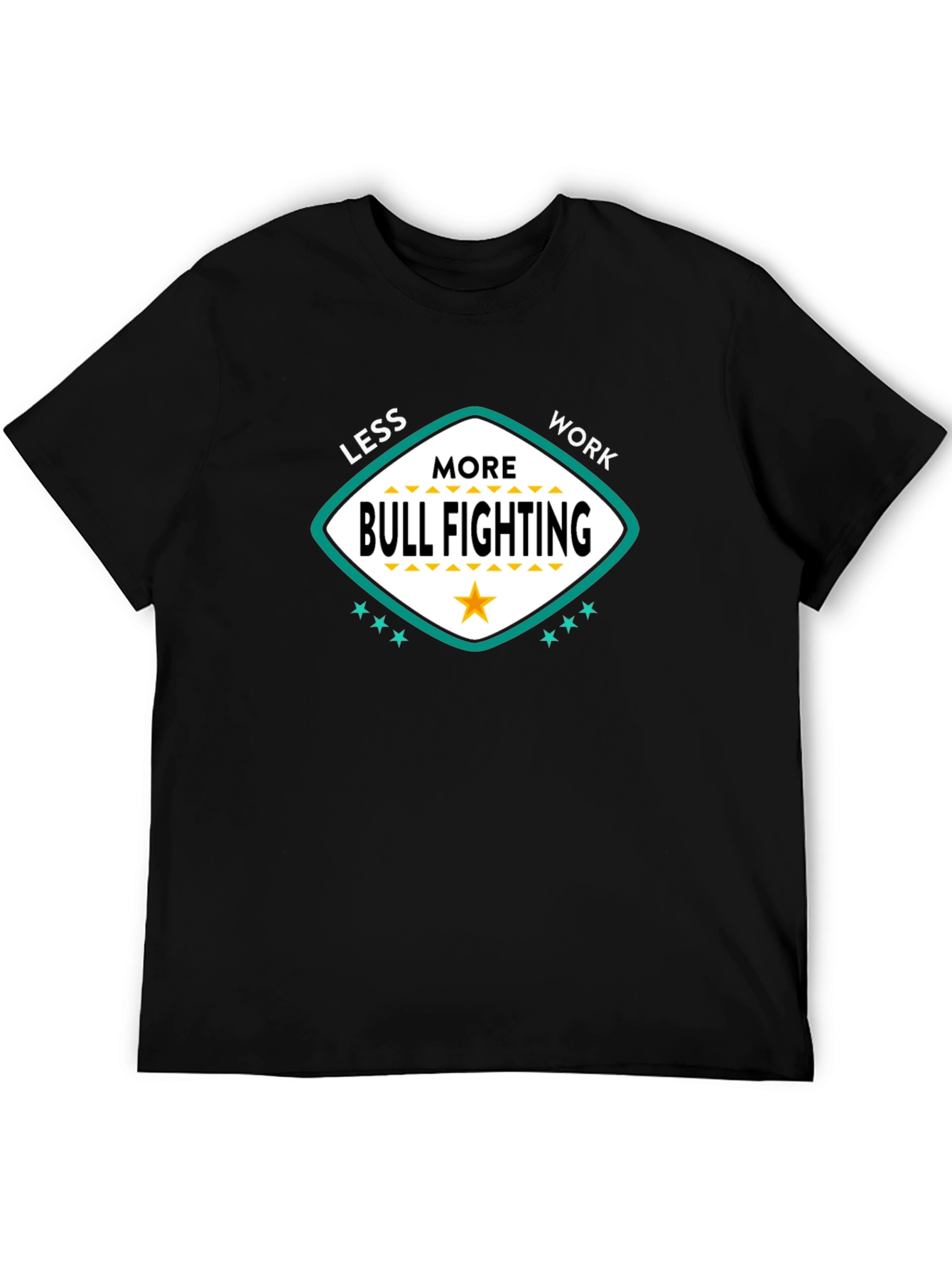 Less Work More Bull Fighting Graphic Tee