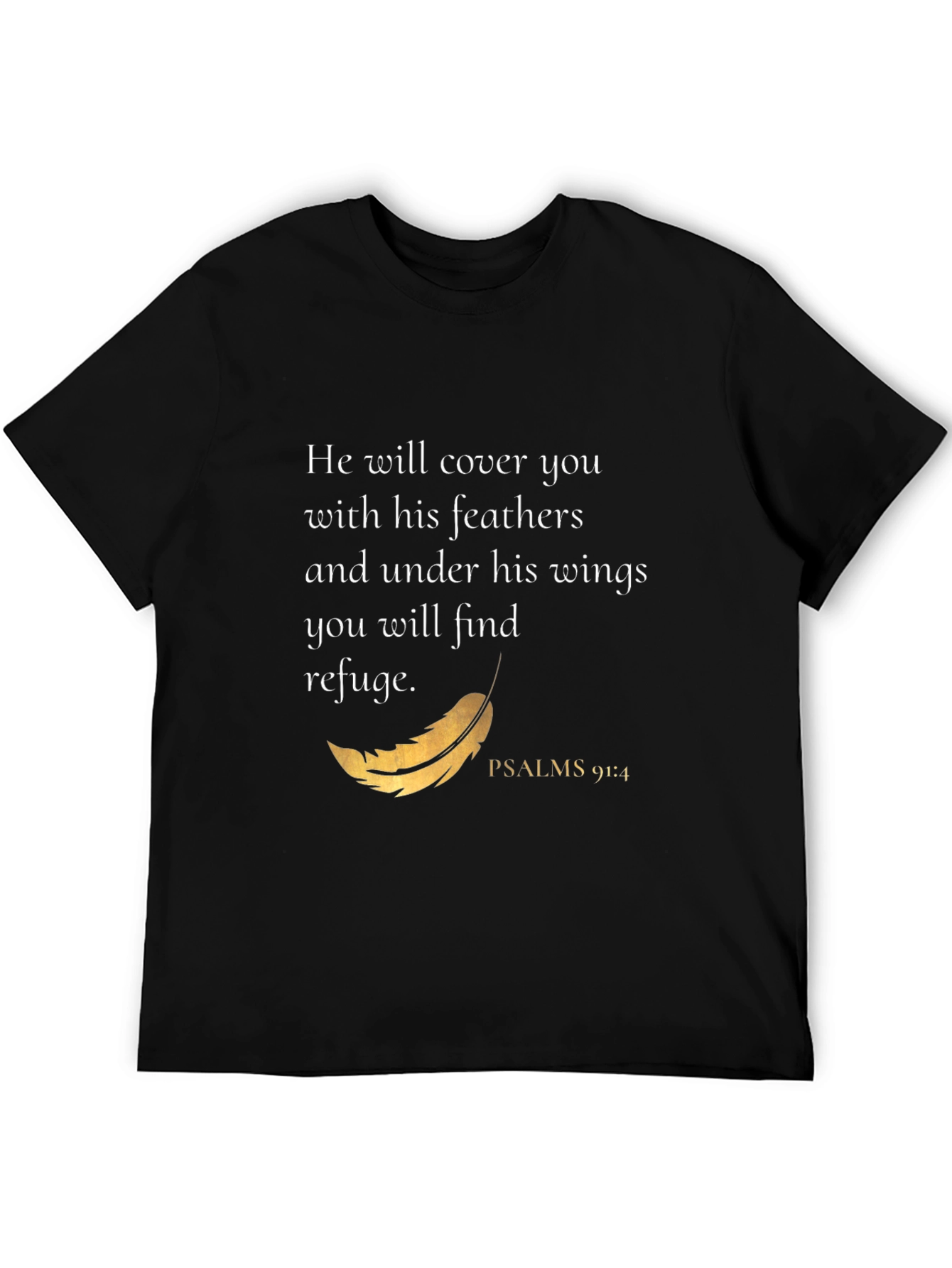 Faithful Refuge Tee: Psalms 91:4