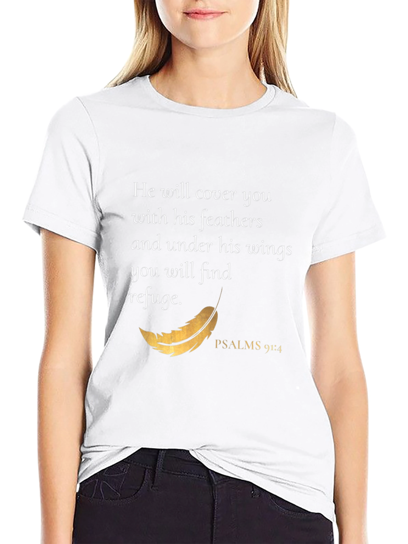 Faithful Refuge Tee: Psalms 91:4