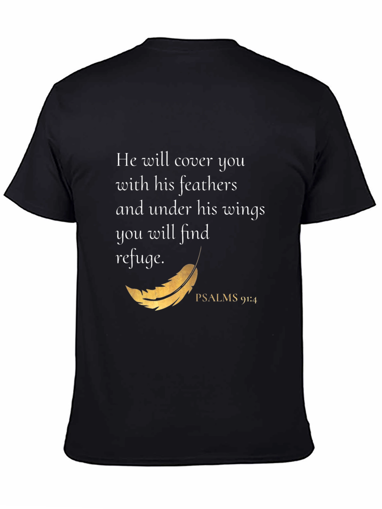 Faithful Refuge Tee: Psalms 91:4