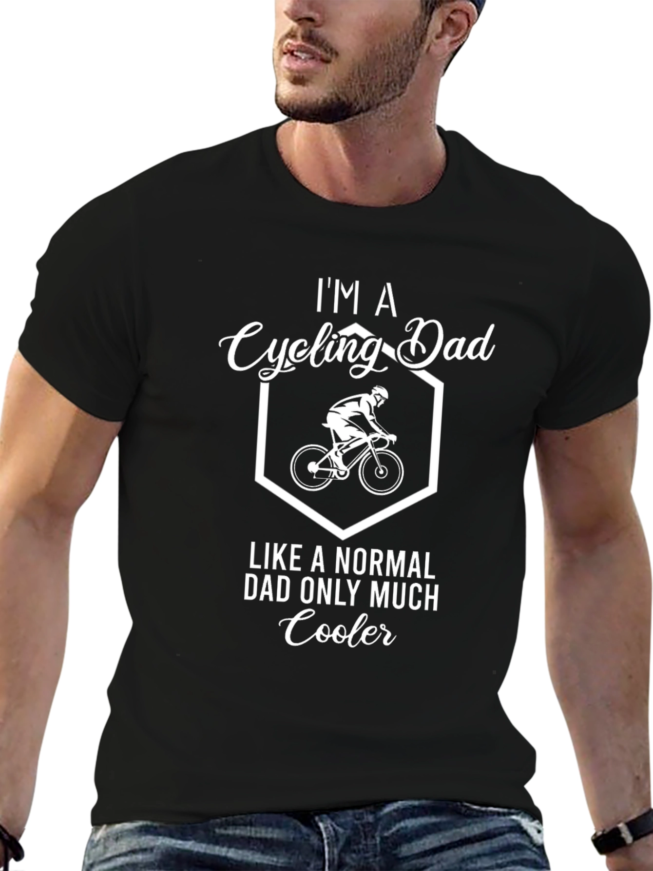 Cycling Dad T-Shirt - Cool Dad Gift
