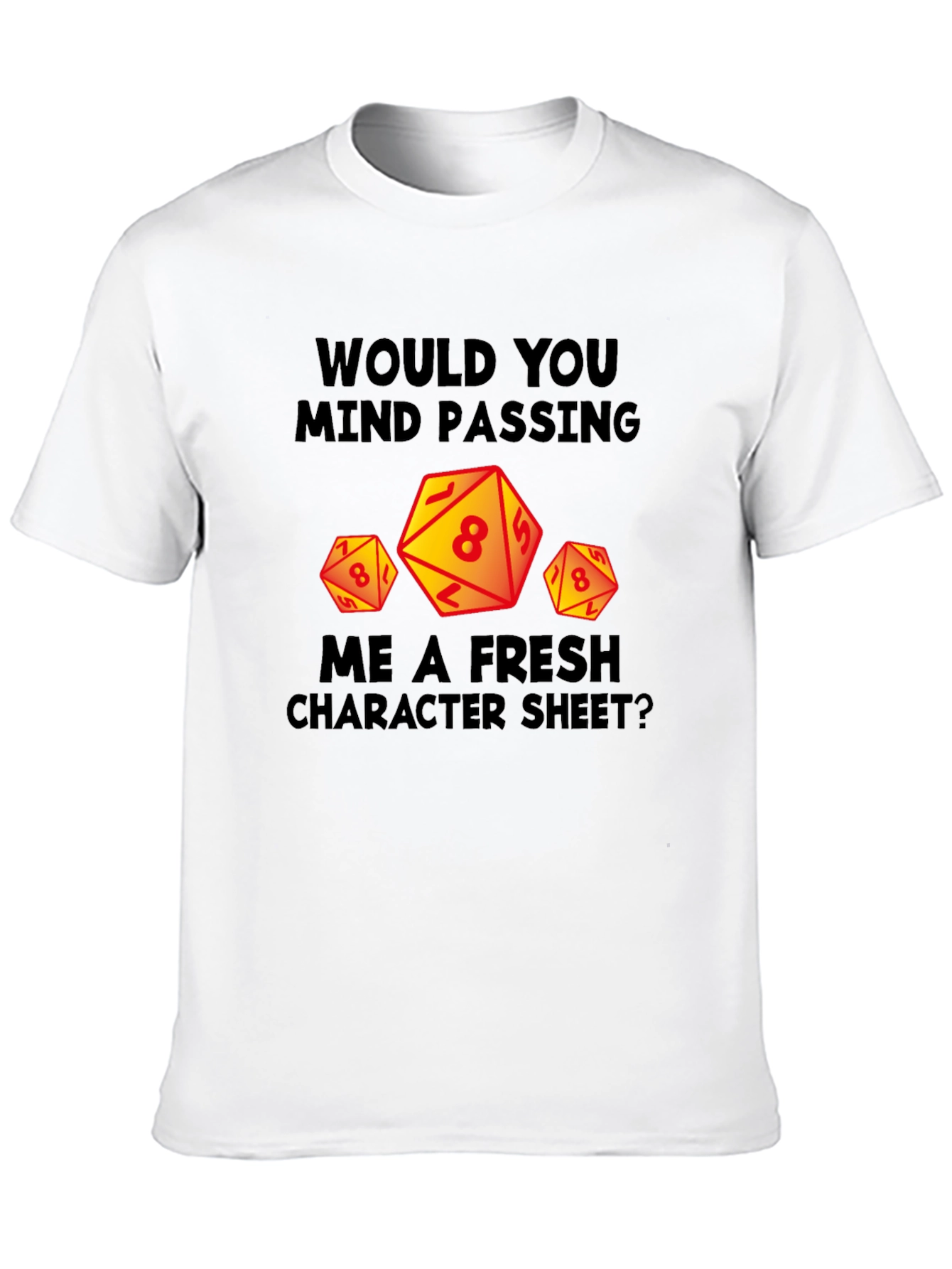 D&D Dice Graphic T-Shirt