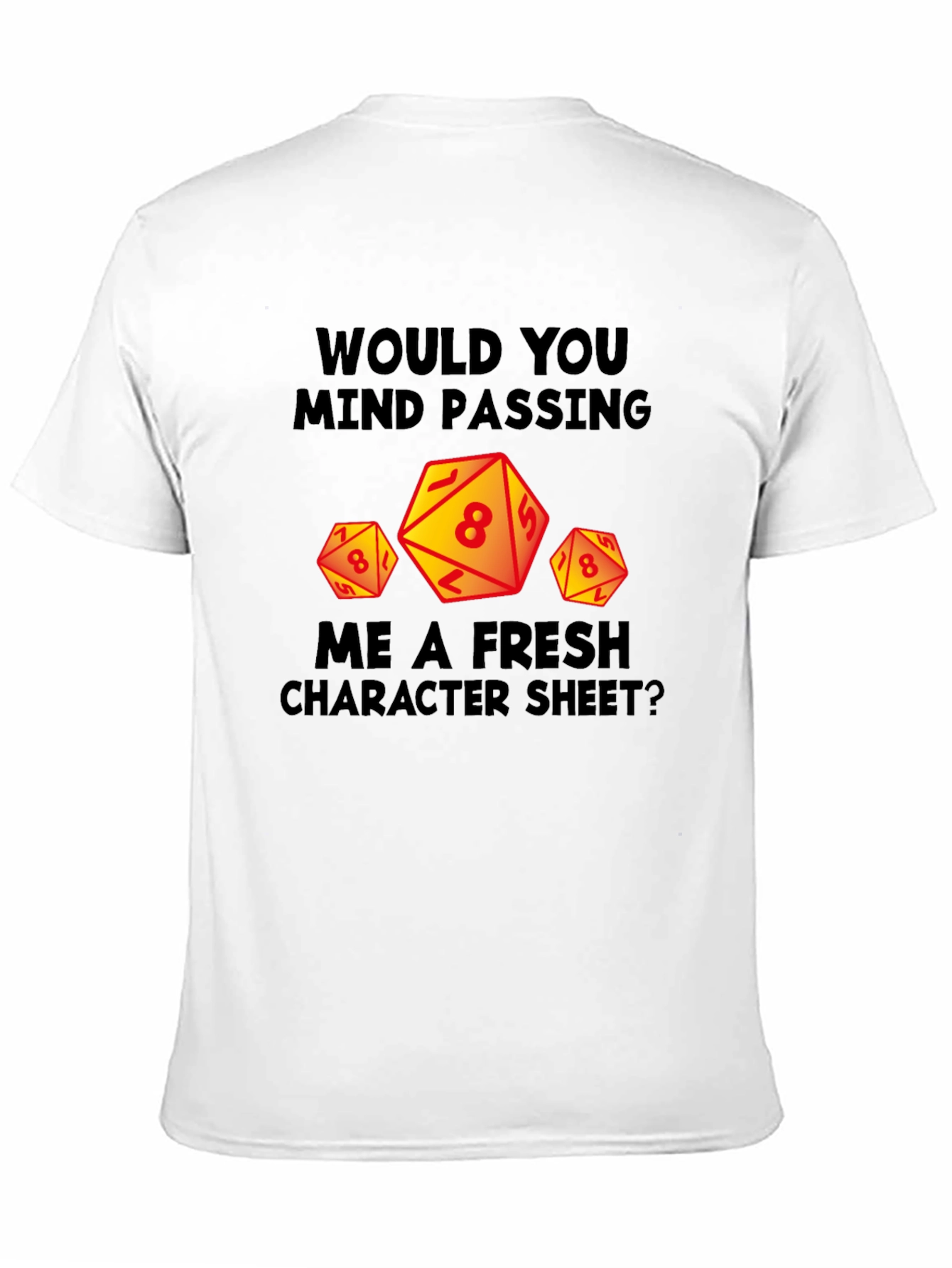 D&D Dice Graphic T-Shirt