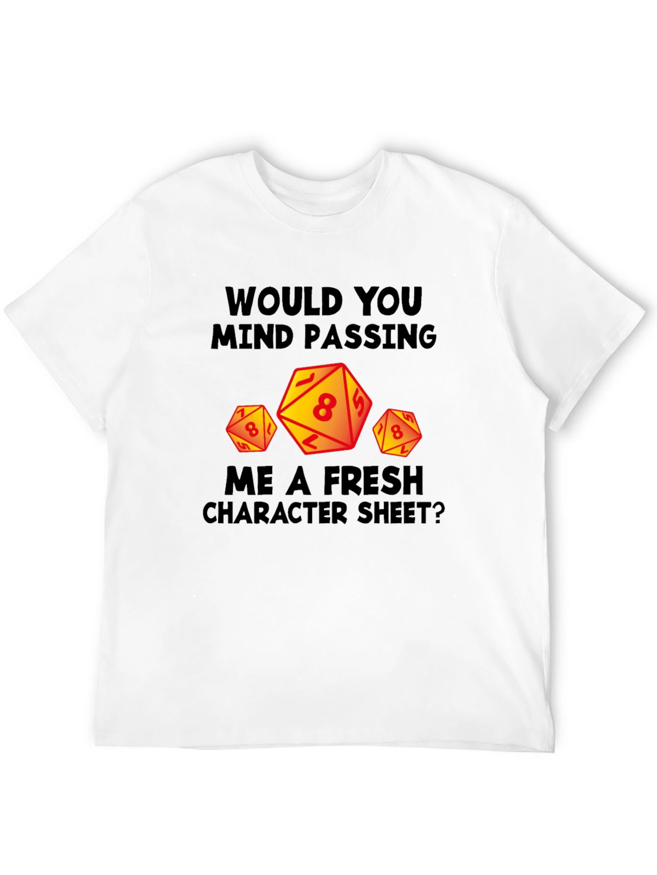 D&D Dice Graphic T-Shirt
