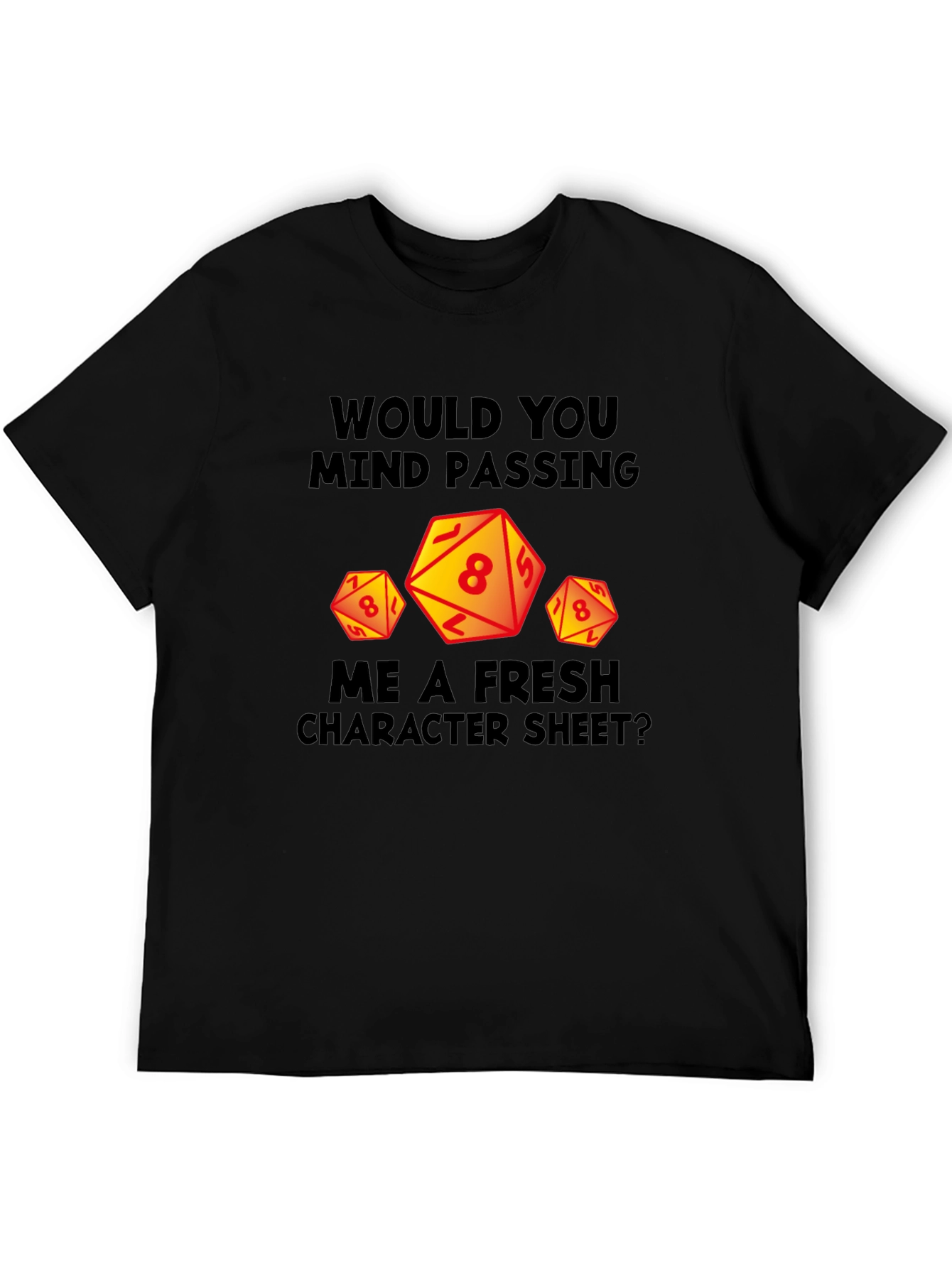 D&D Dice Graphic T-Shirt