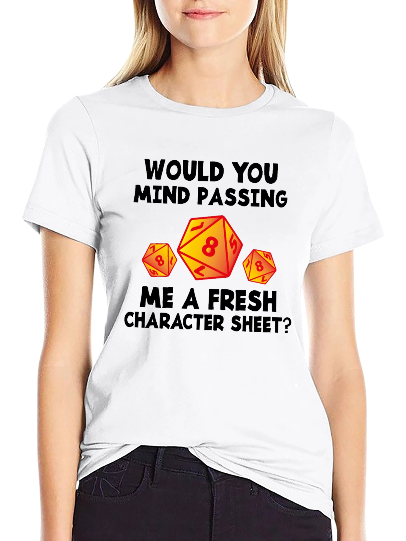 D&D Dice Graphic T-Shirt