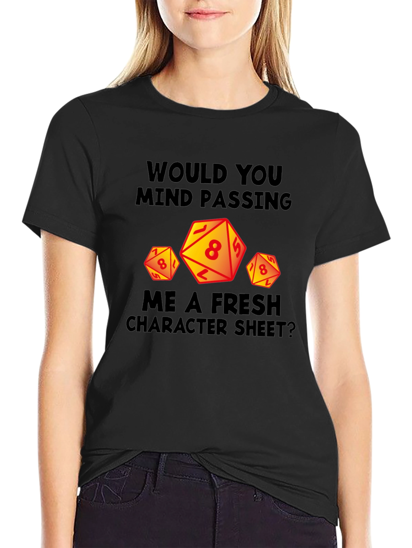 D&D Dice Graphic T-Shirt