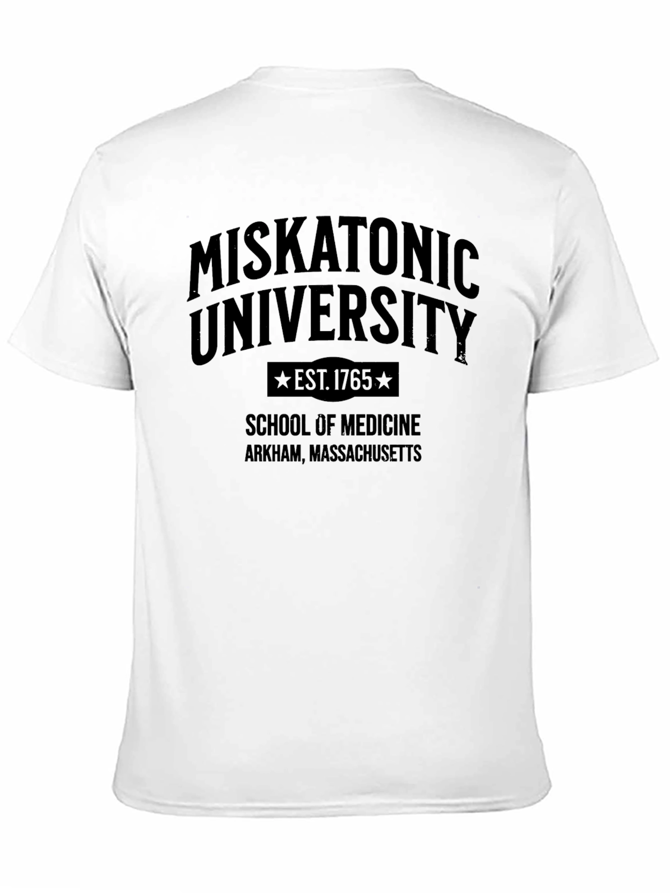 Miskatonic University Black Graphic T-Shirt