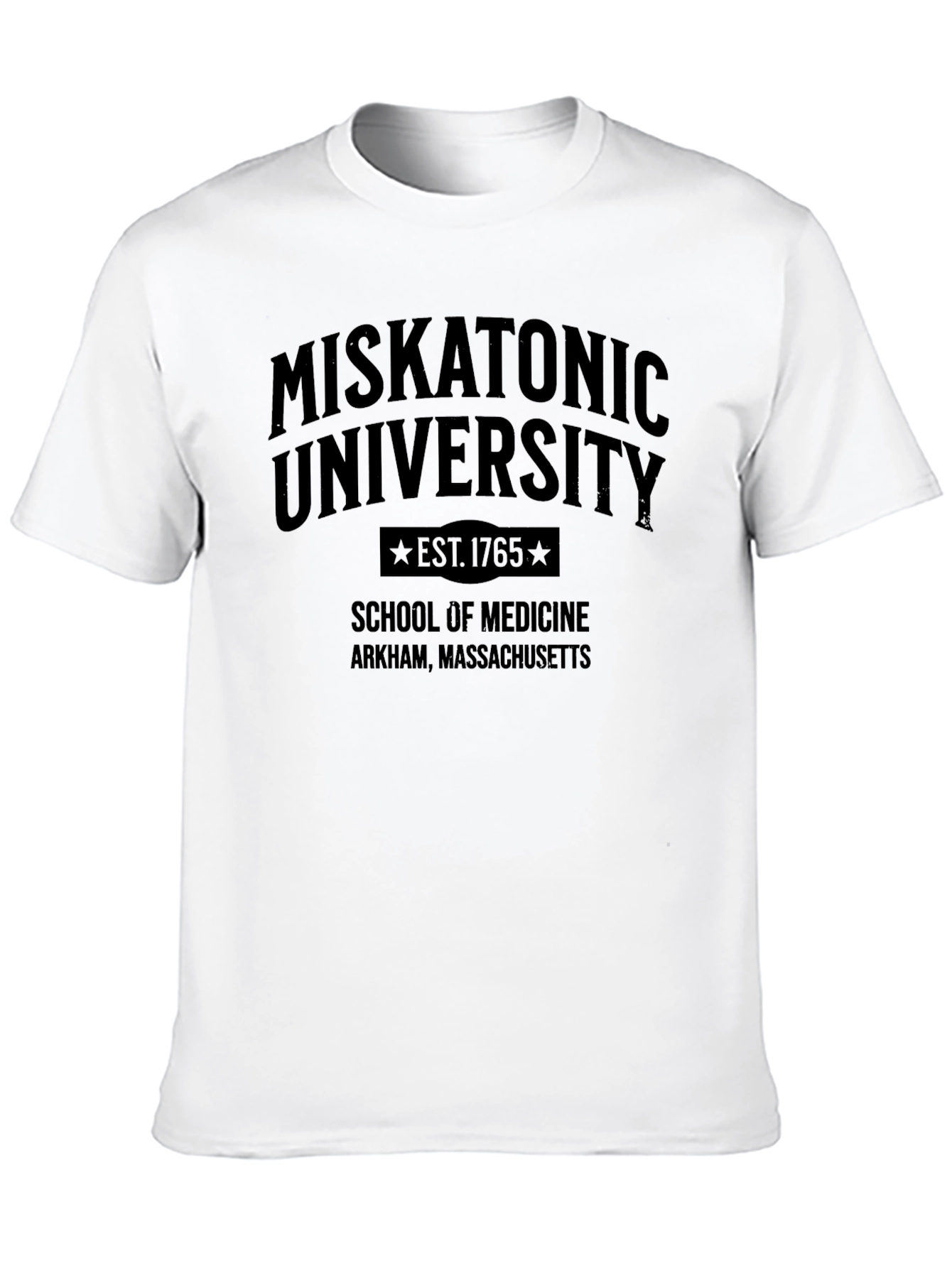 Miskatonic University Black Graphic T-Shirt