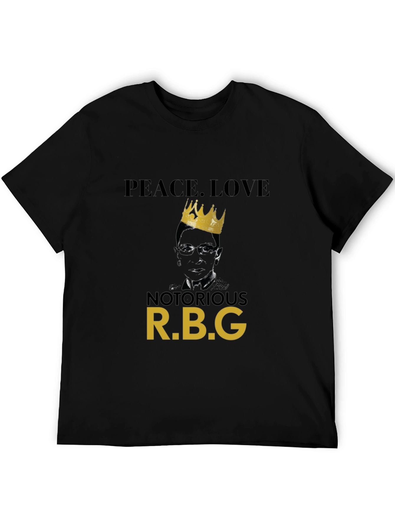 Notorious R.B.G. Peace Love Graphic Tee