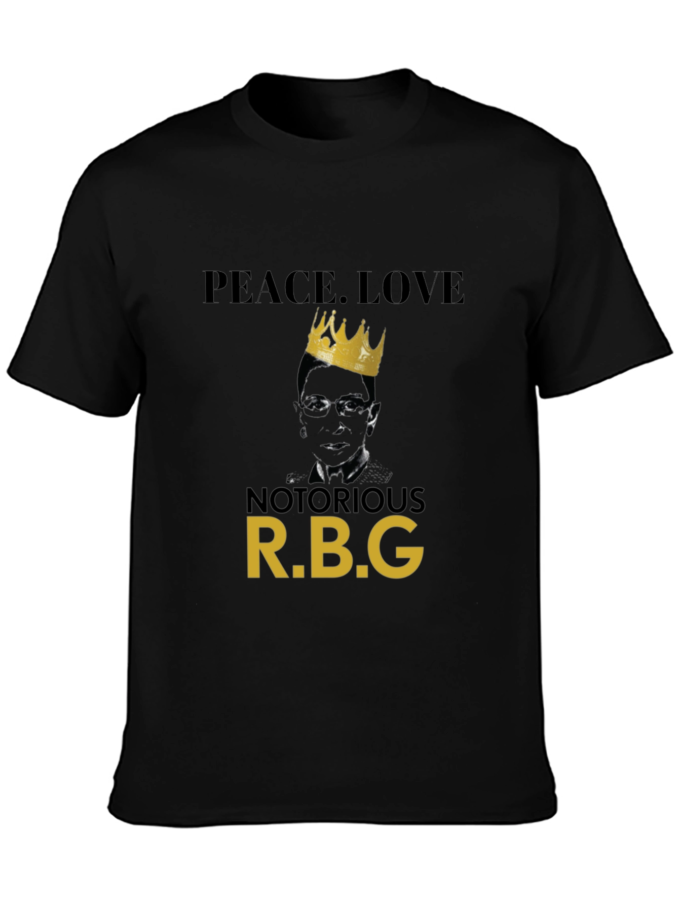 Notorious R.B.G. Peace Love Graphic Tee