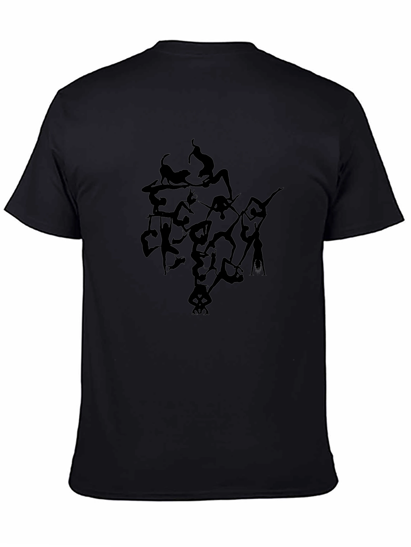Abstract Silhouette Graphic Tee