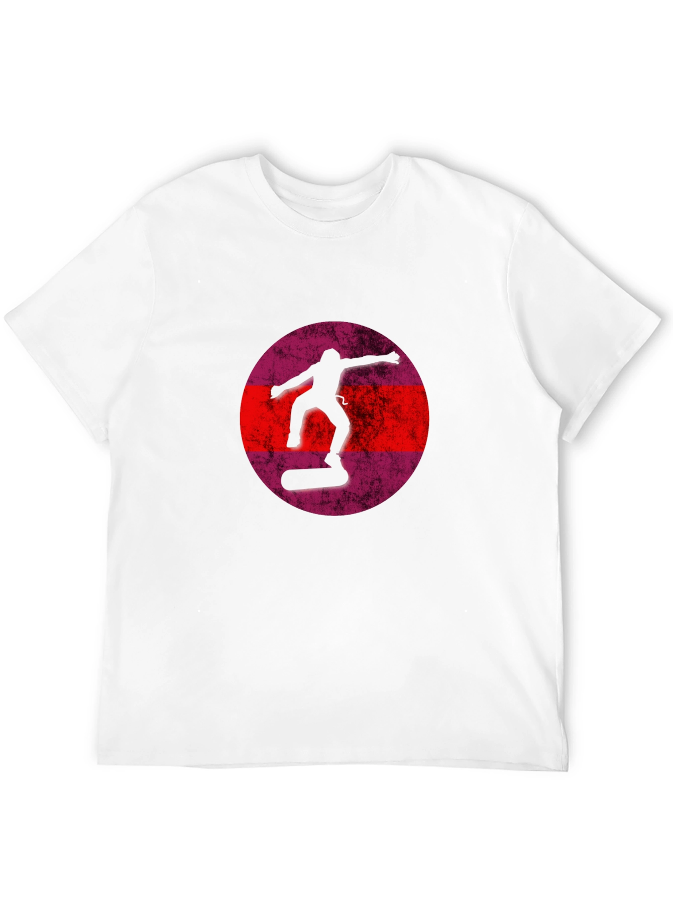Skateboarder Graphic Tee - Retro Style