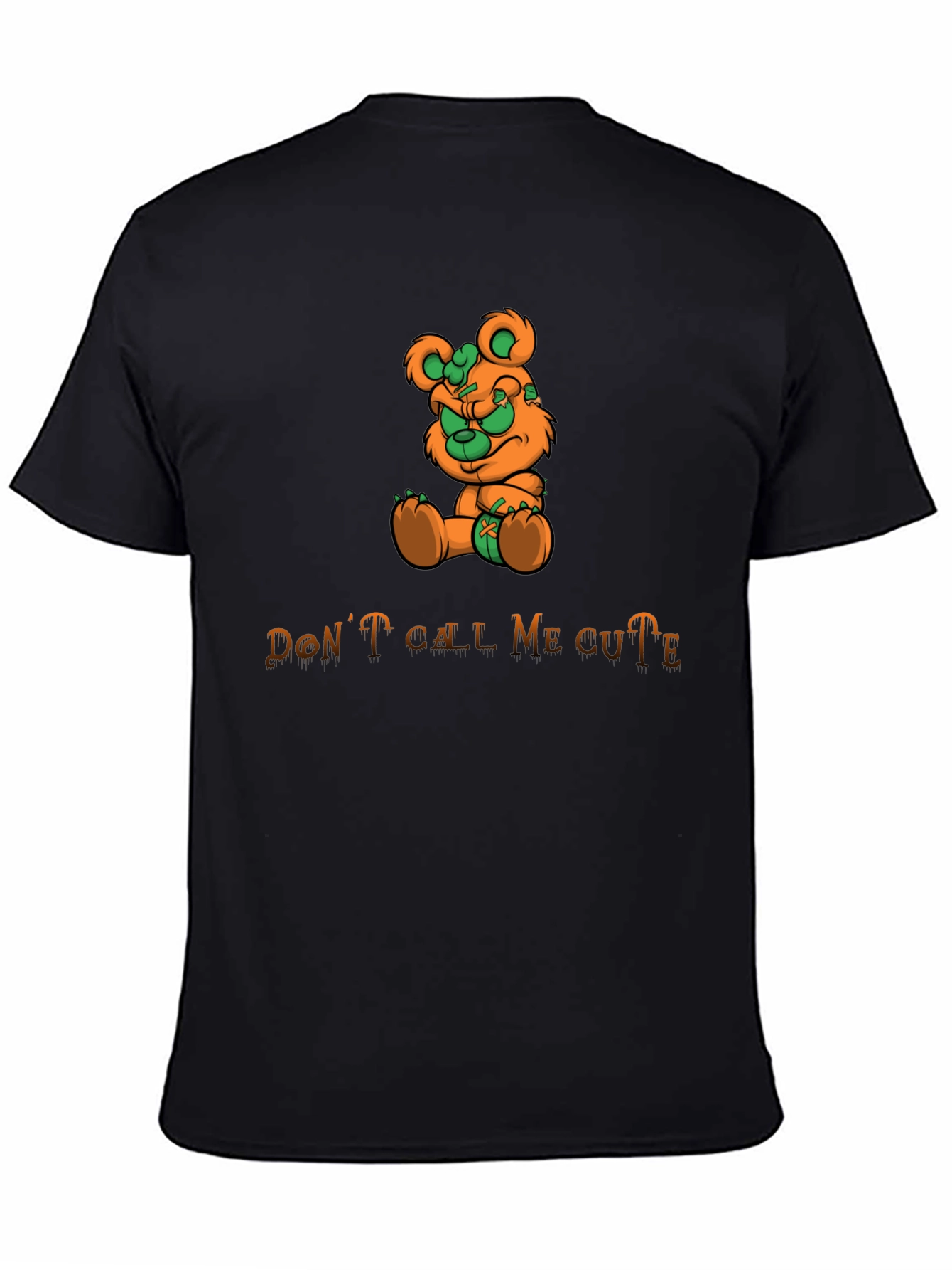 Edgy Bear Graphic Tee - Dont Call Me Cute