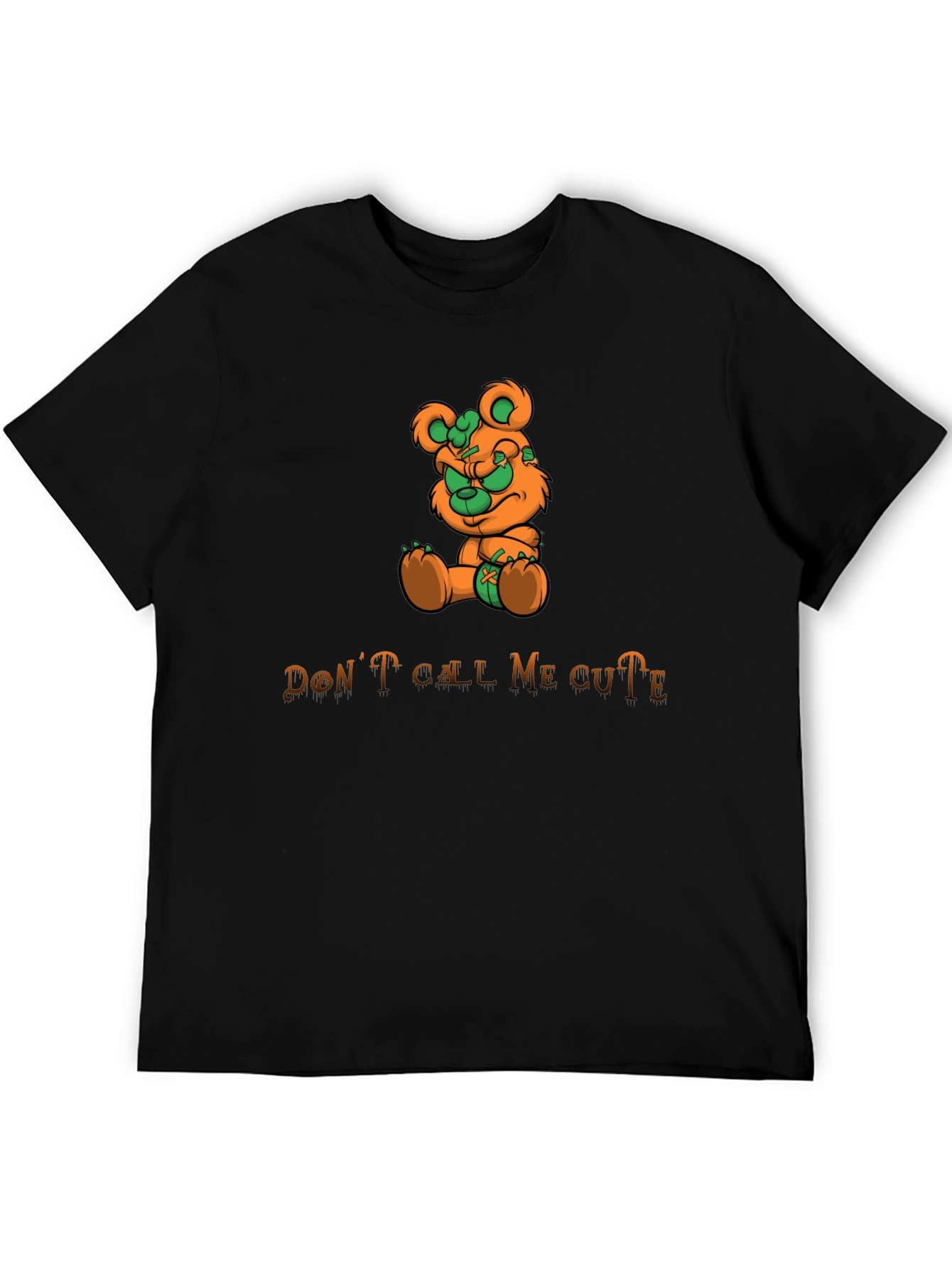 Edgy Bear Graphic Tee - Dont Call Me Cute