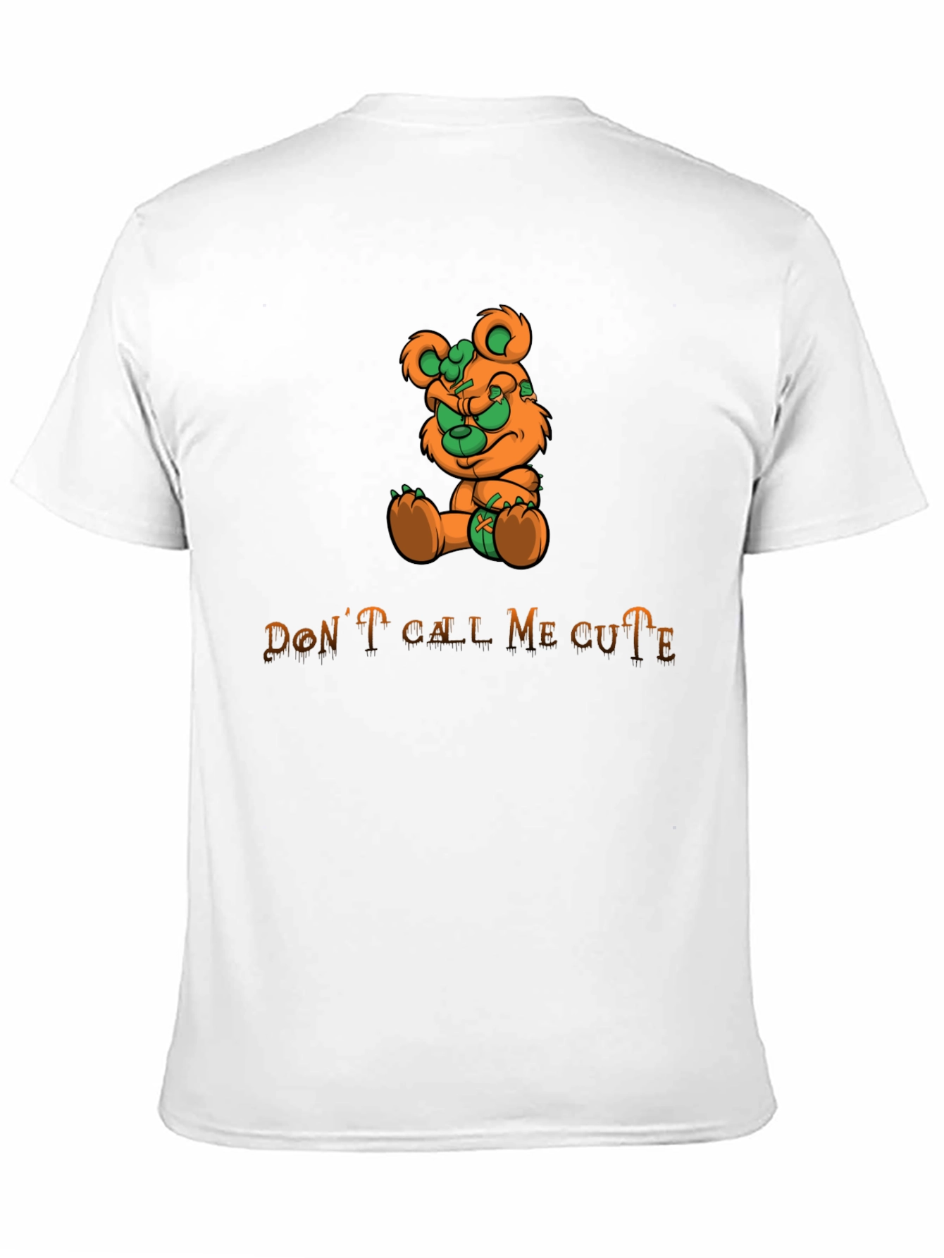 Edgy Bear Graphic Tee - Dont Call Me Cute