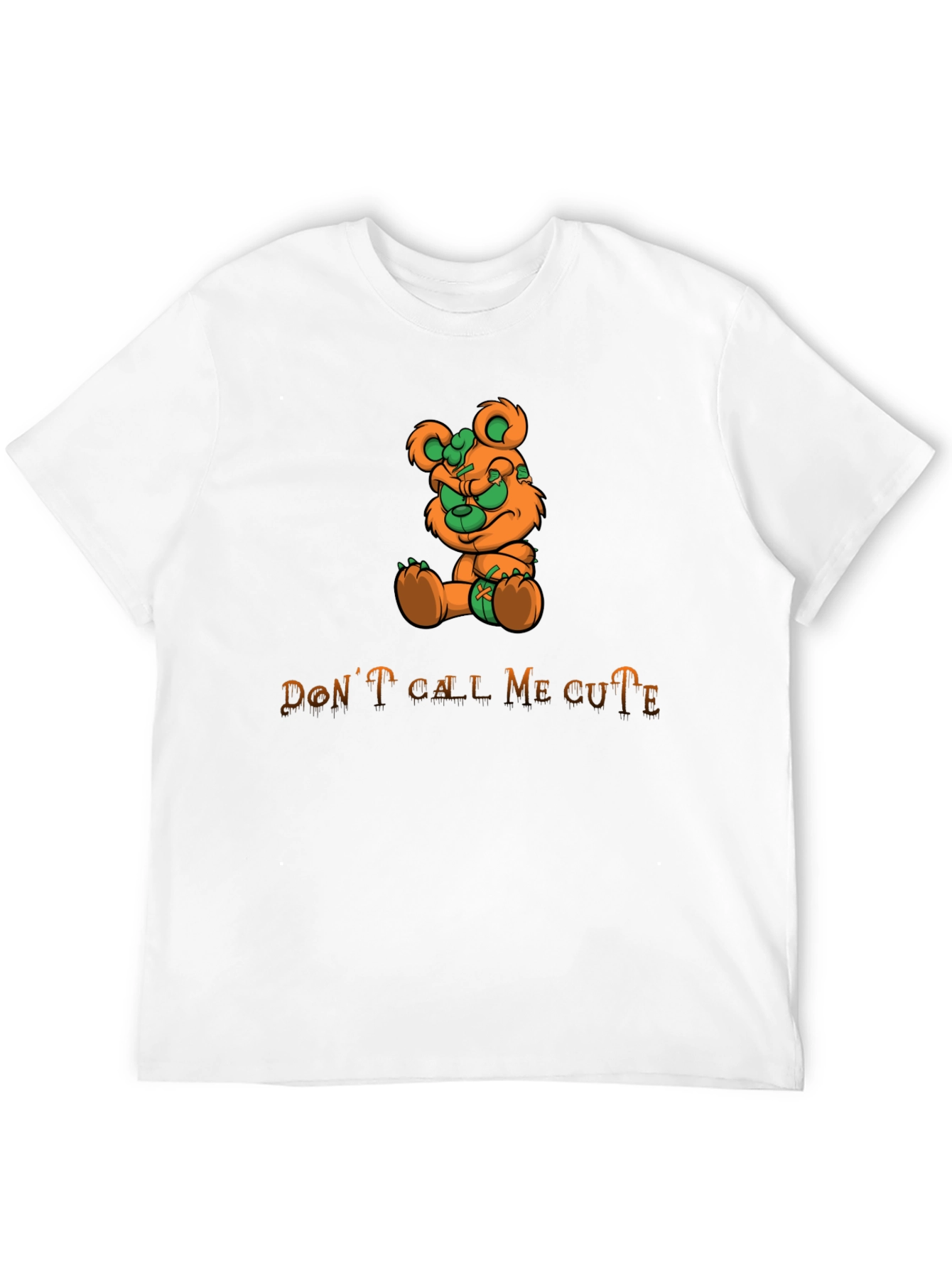 Edgy Bear Graphic Tee - Dont Call Me Cute