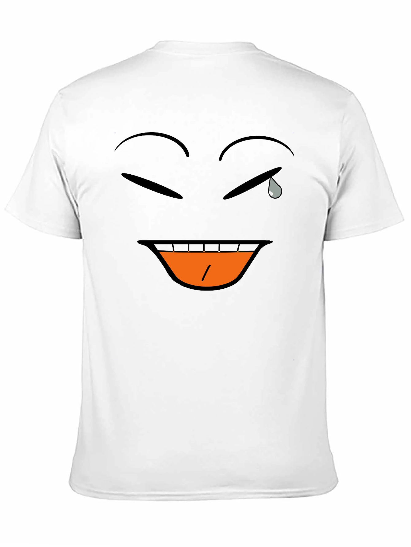 Laughing Crying Emoji Black T-Shirt