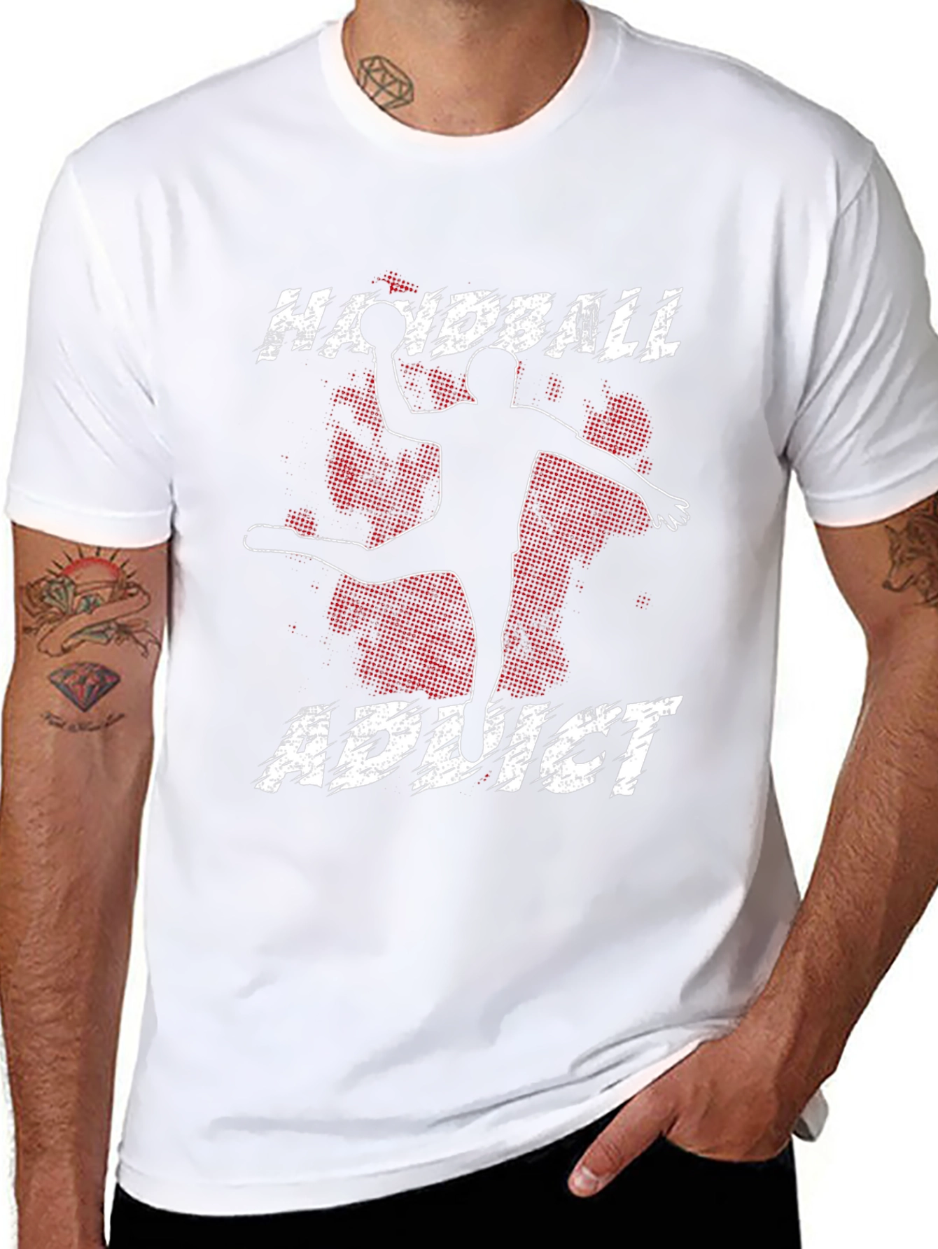 Handball Addict Graphic Tee
