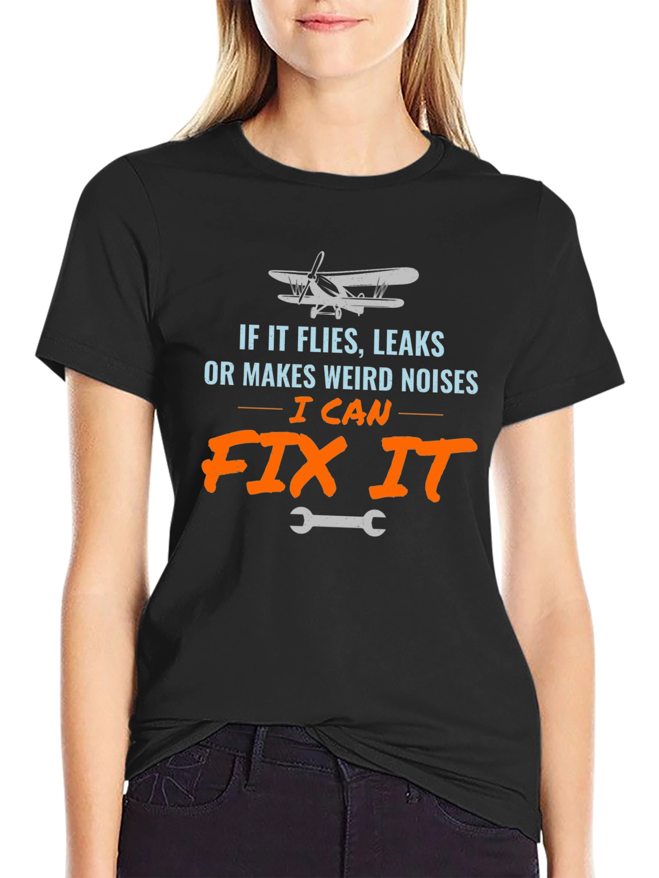 I Can Fix It Funny Aviation T-Shirt
