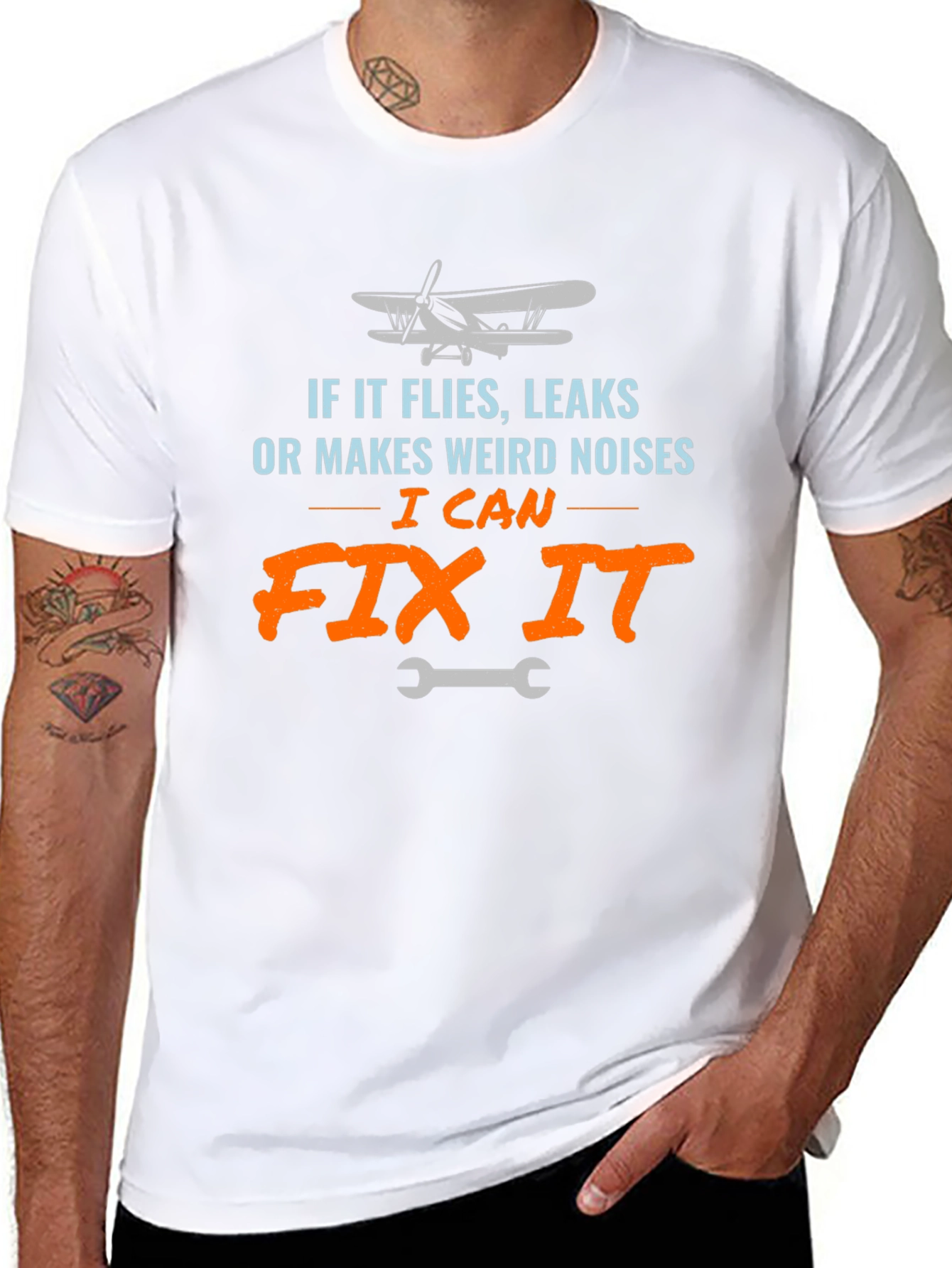 I Can Fix It Funny Aviation T-Shirt