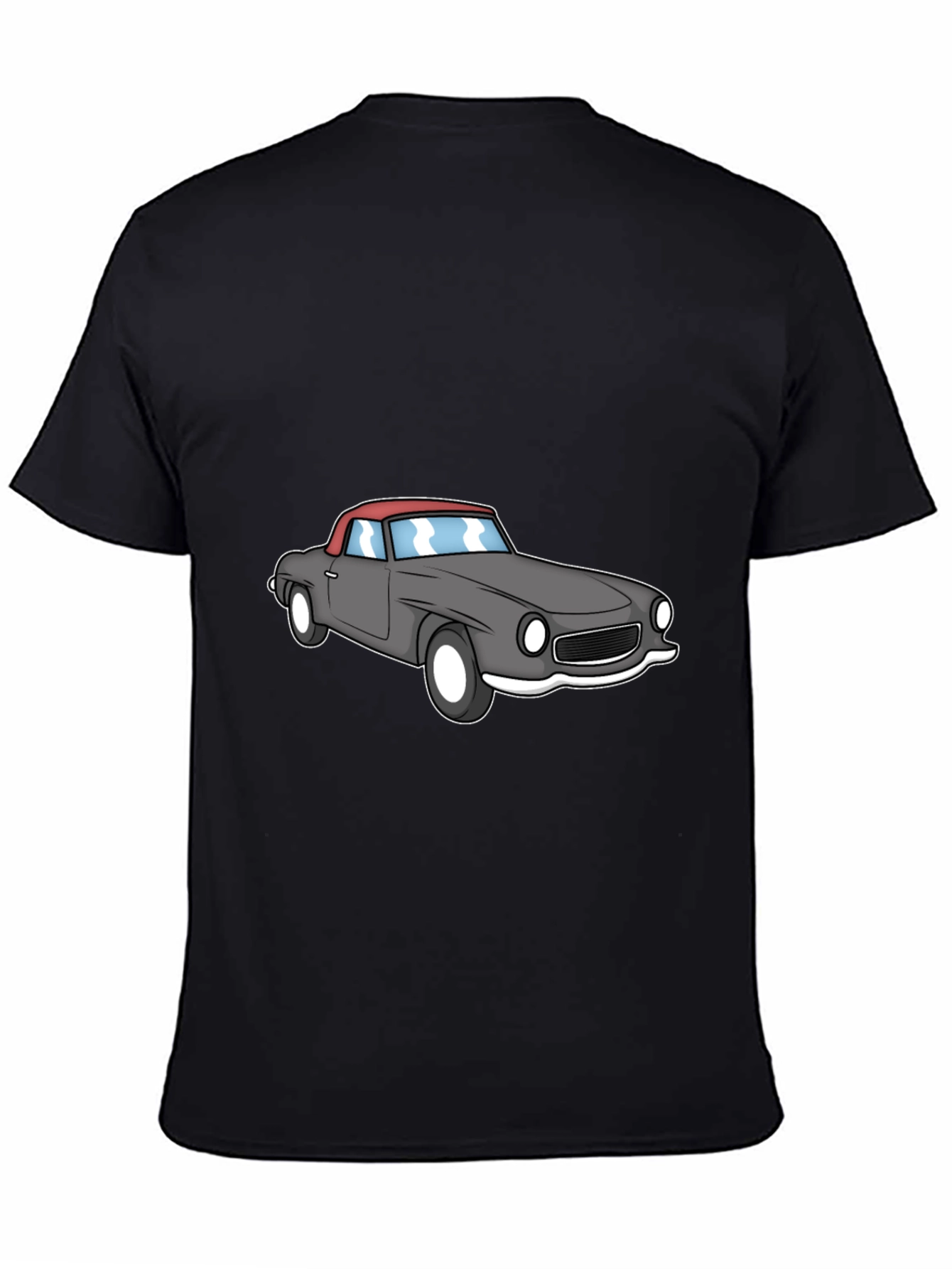 Classic Car Graphic Tee - Mens Black T-Shirt