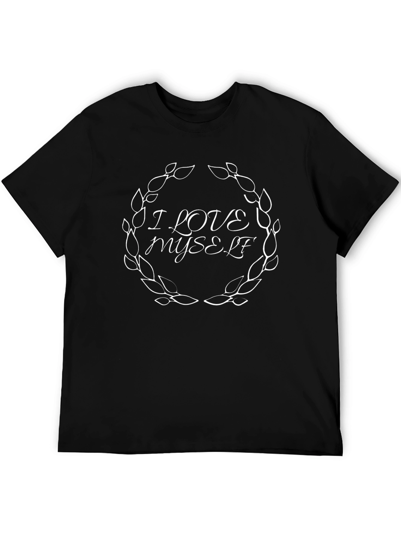 I Love Myself Graphic Tee - Black