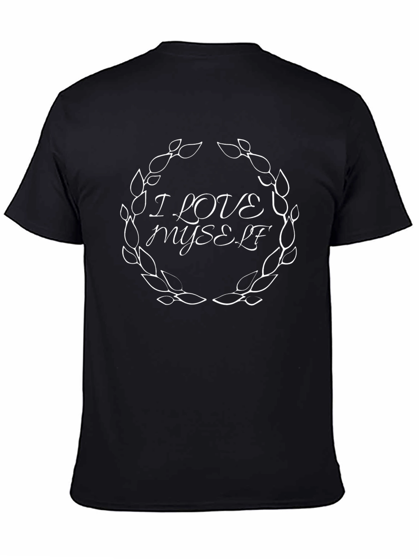 I Love Myself Graphic Tee - Black