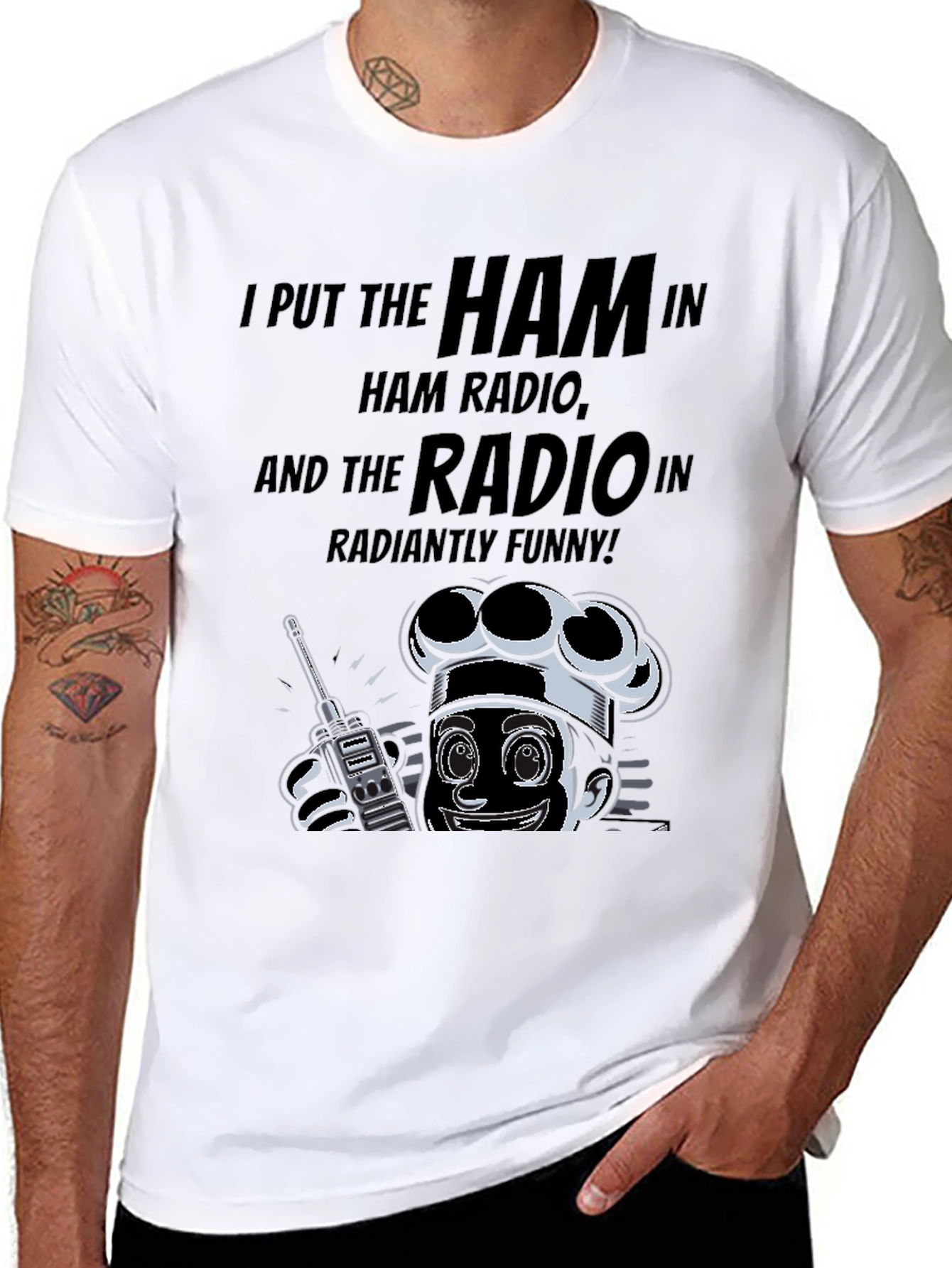 Ham Radio Enthusiast T-Shirt - Radiantly Funny