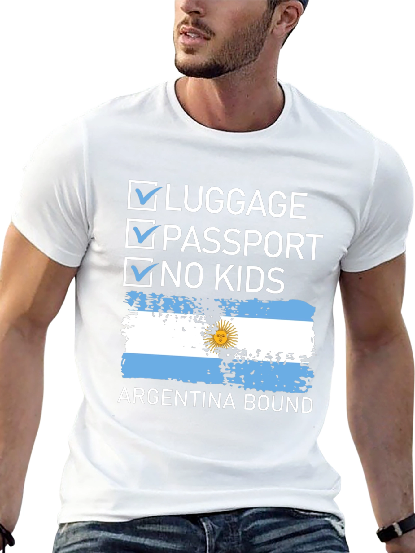 Argentina Bound Checklist T-Shirt