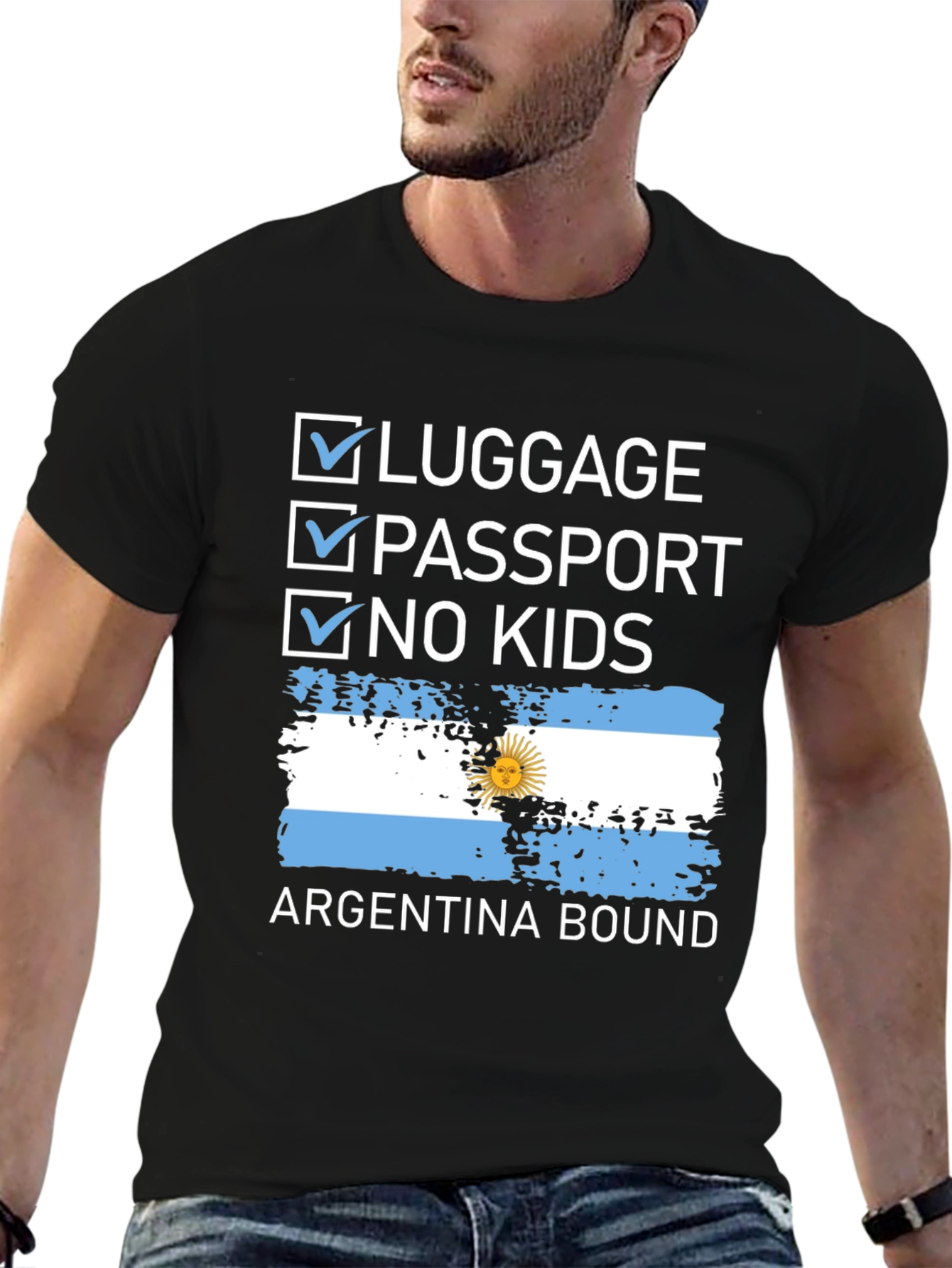 Argentina Bound Checklist T-Shirt
