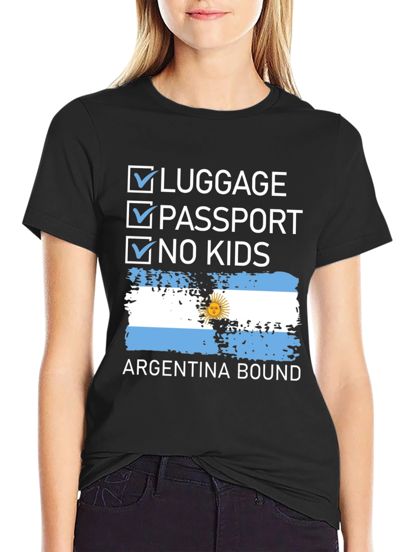 Argentina Bound Checklist T-Shirt