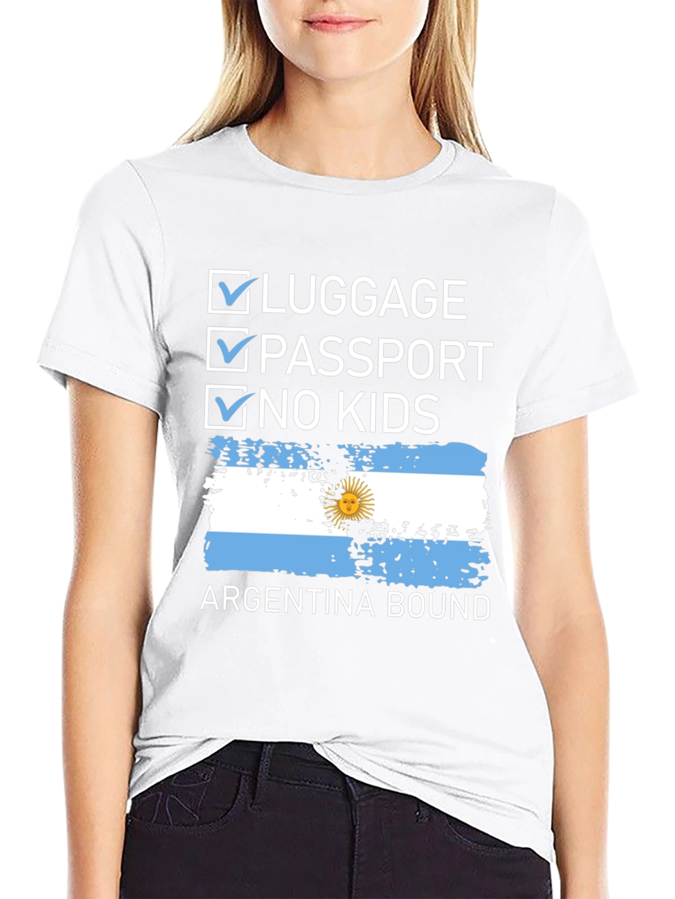 Argentina Bound Checklist T-Shirt