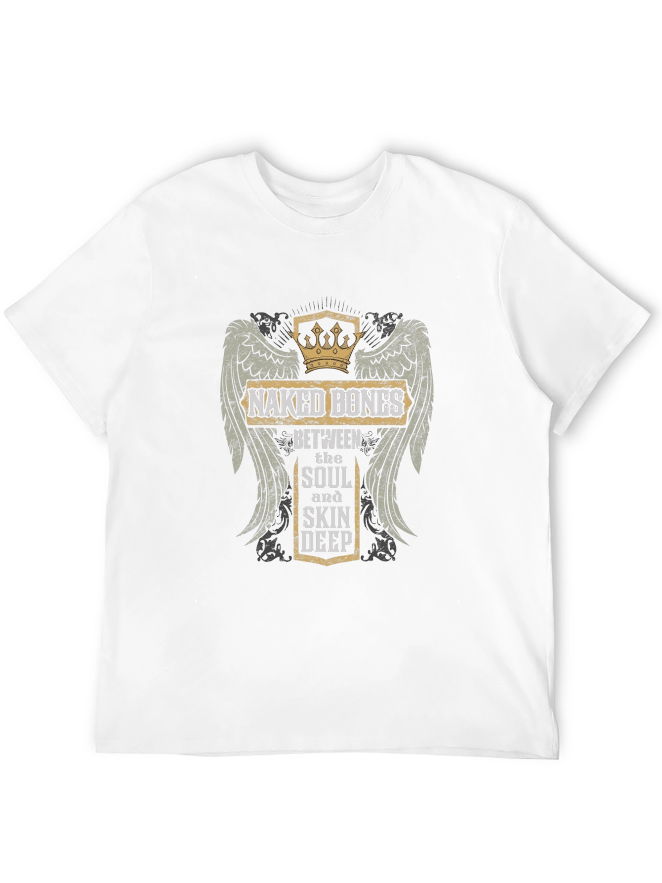 Naked Bones Graphic T-Shirt - Soul Deep Design