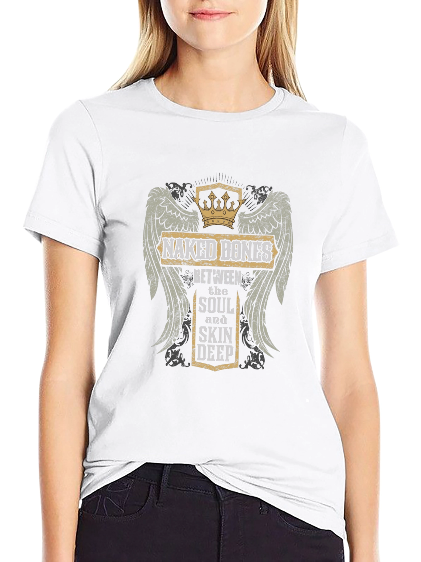 Naked Bones Graphic T-Shirt - Soul Deep Design