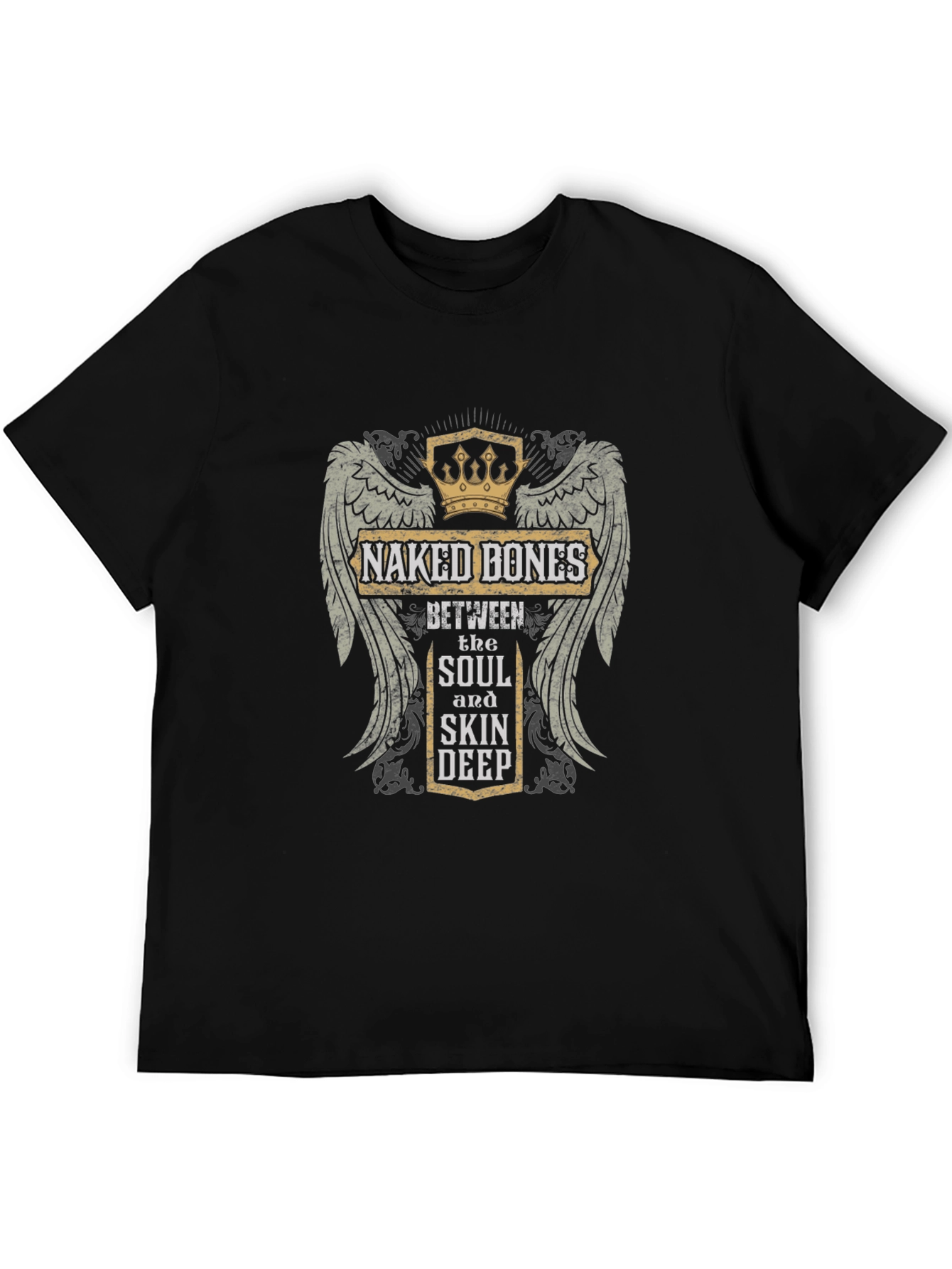 Naked Bones Graphic T-Shirt - Soul Deep Design
