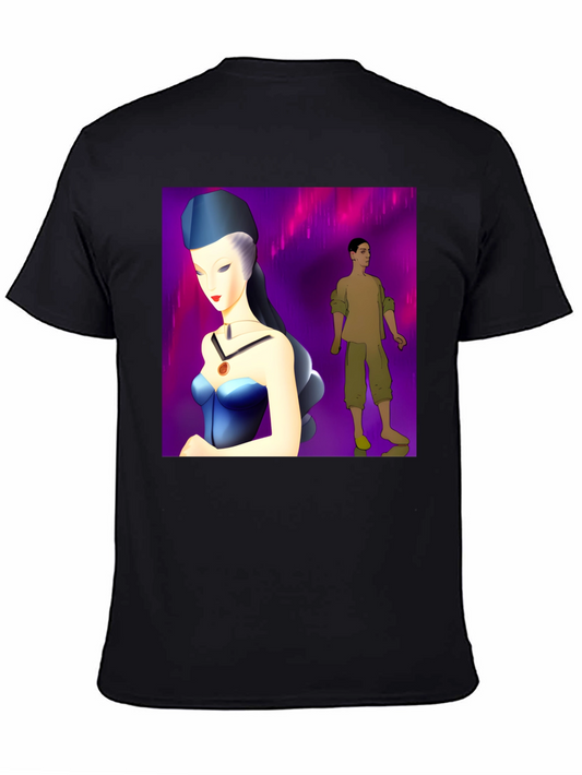 Artsy Graphic Tee - Unique Character Design